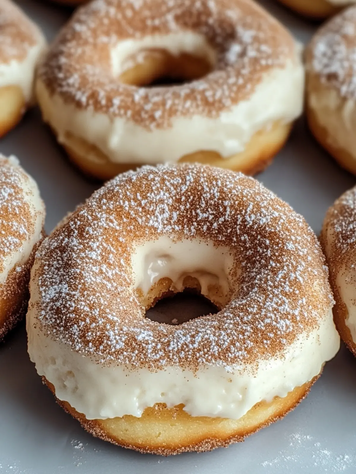 Cinnamon Kissed Cheesecake Donut Cookies