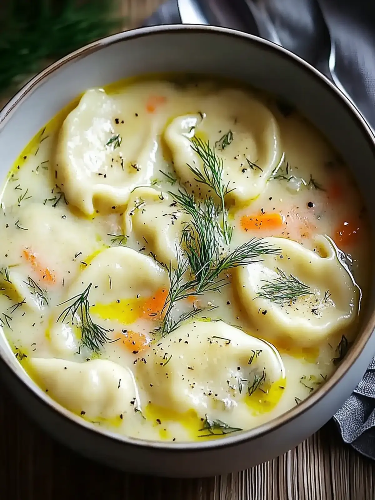 Cozy Up with Delightful Dill Pierogi Soup in 35 Minutes 2 Dill Pierogi Soup