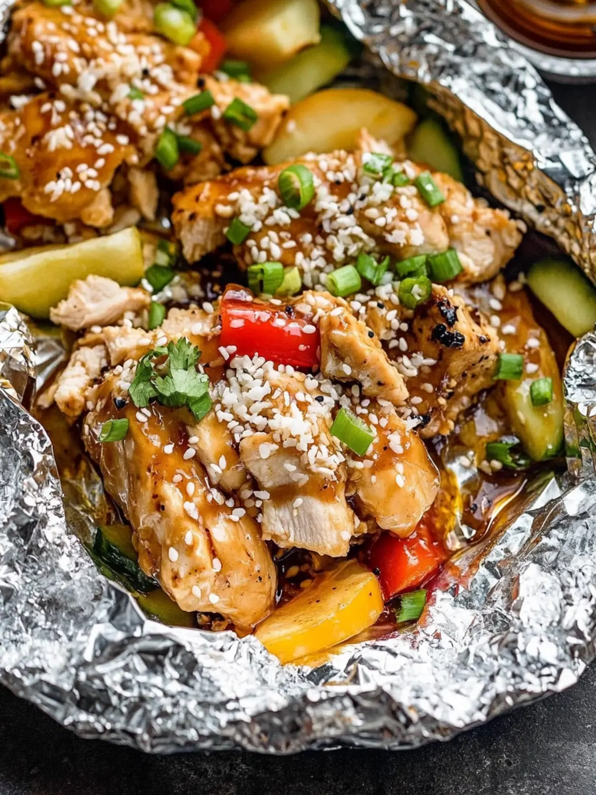 Teriyaki Chicken Foil Packet Dinner
