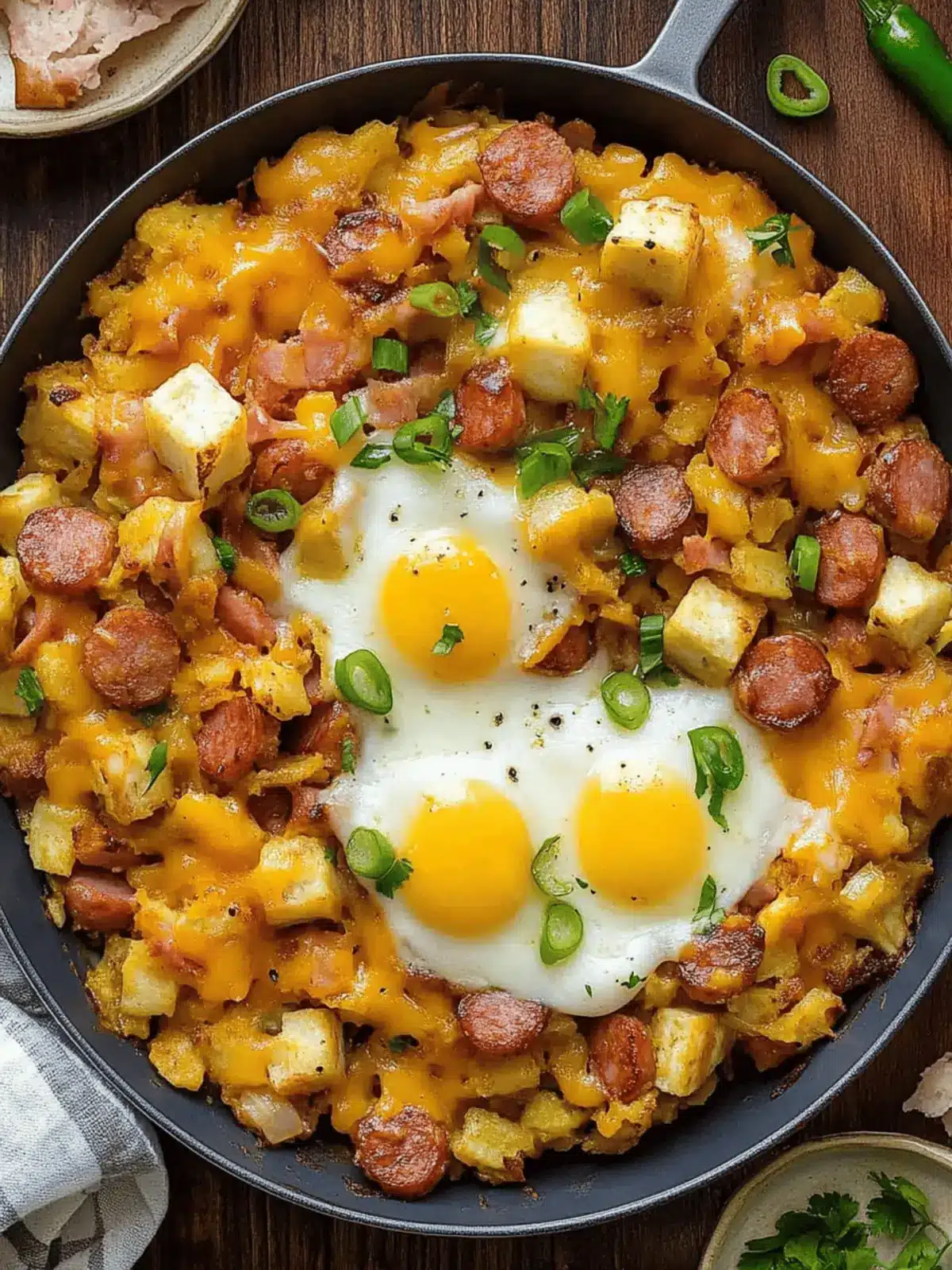 Kielbasa Breakfast Hash