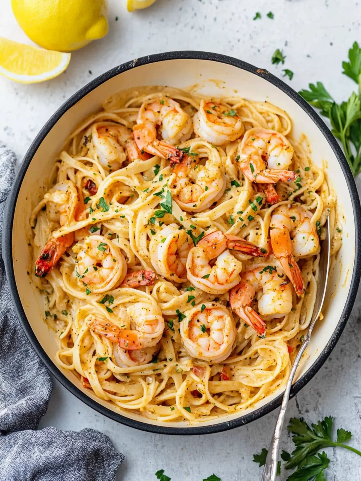 Creamy Cajun Shrimp Pasta