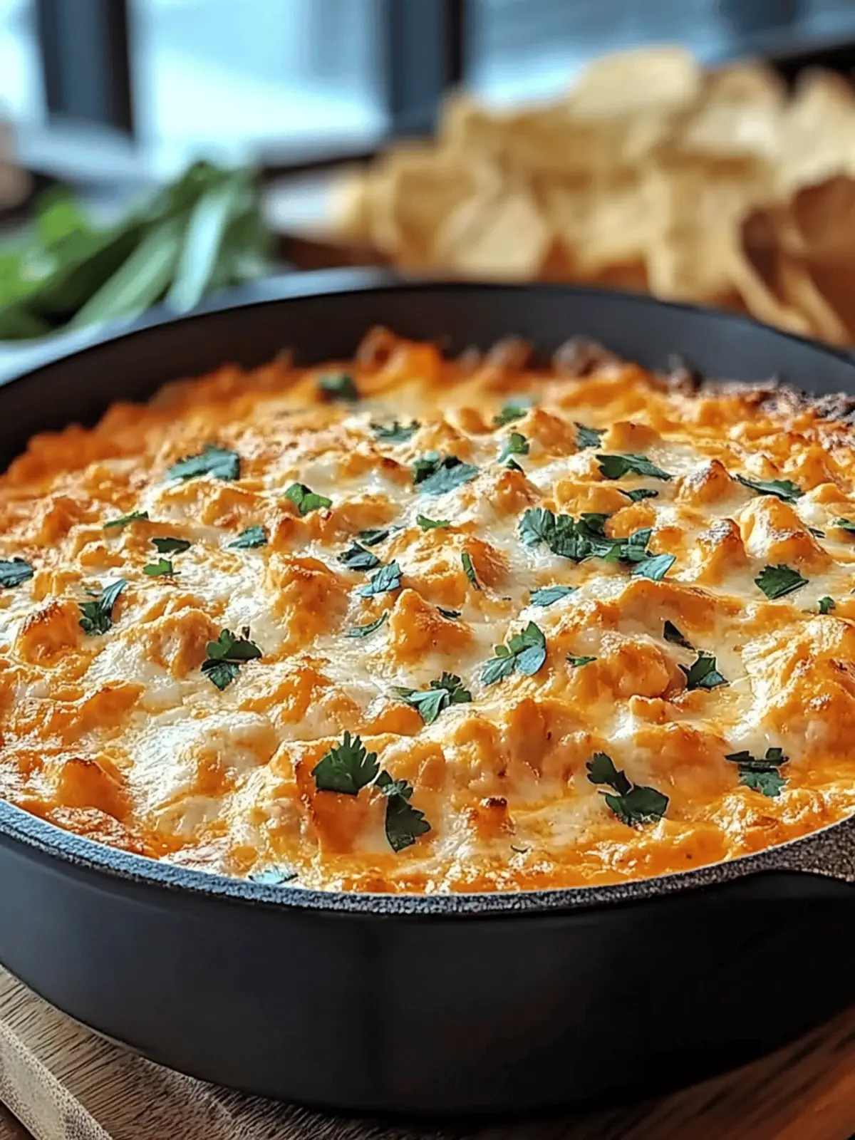Savory Buffalo Chicken Dip with Cream Cheese for Game Day Fun 3 Buffalo Chicken Dip with Cream Cheese