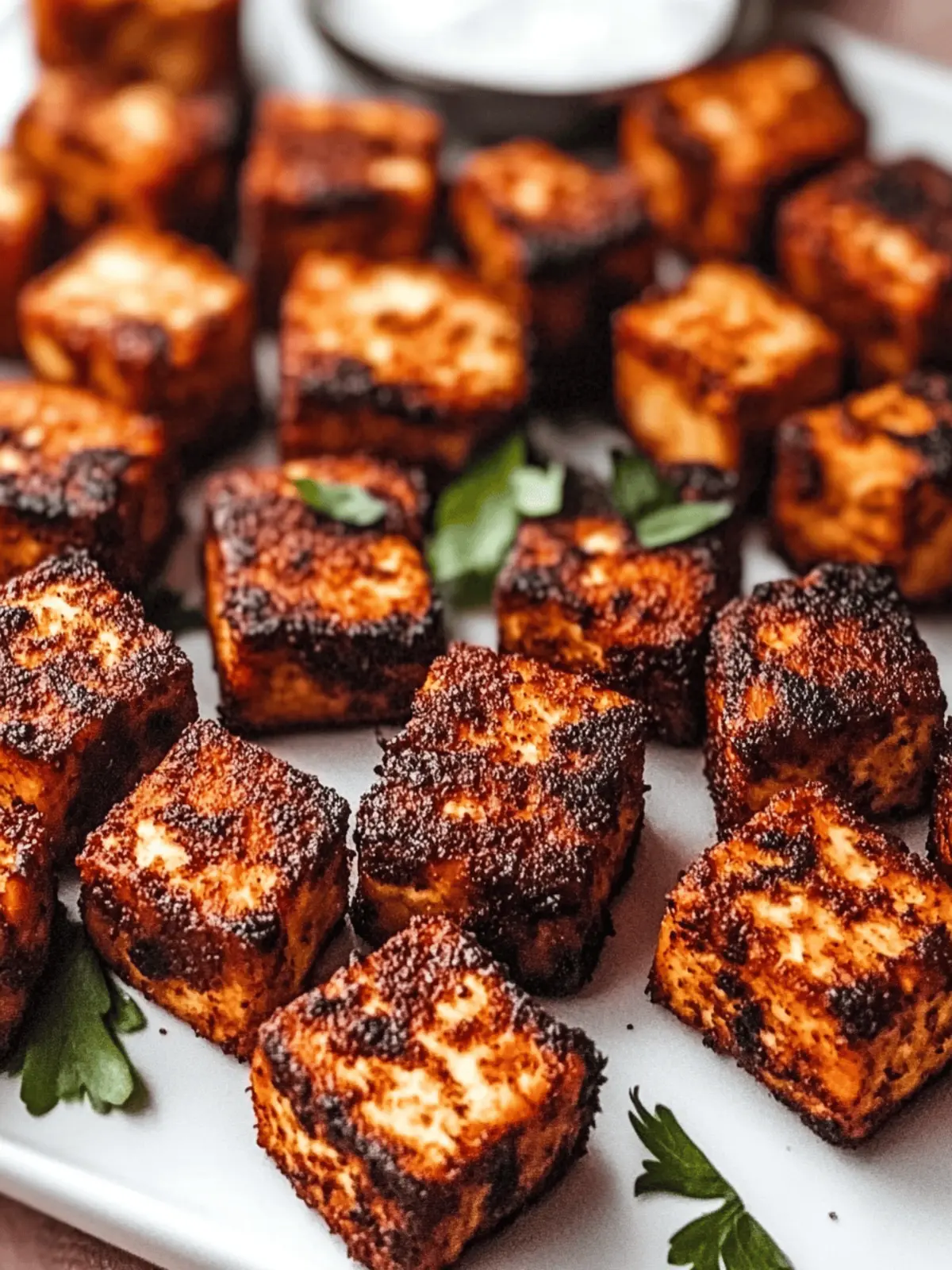 Crispy Cajun Tofu Bites