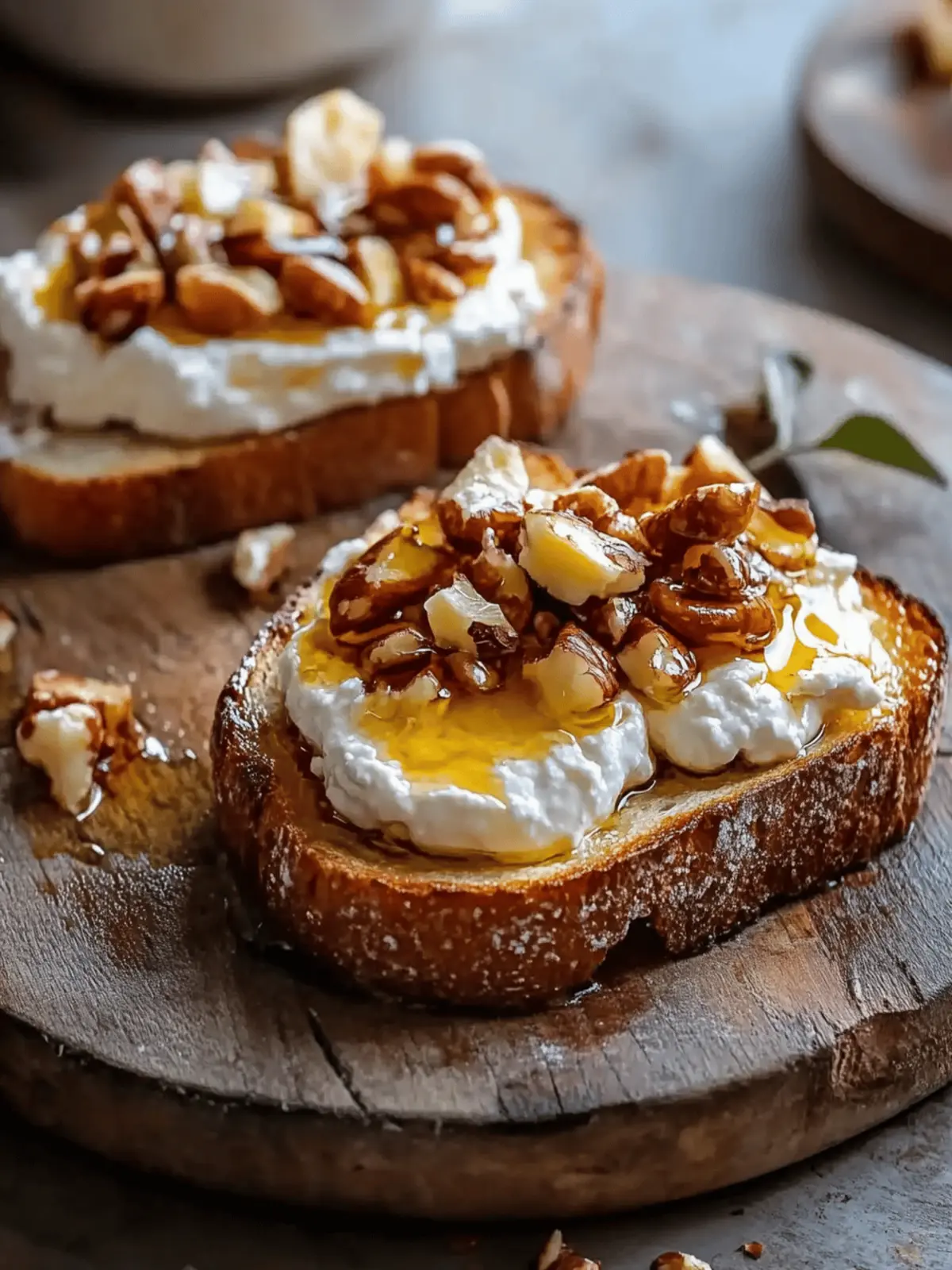 Vanilla Bean Ricotta Toast