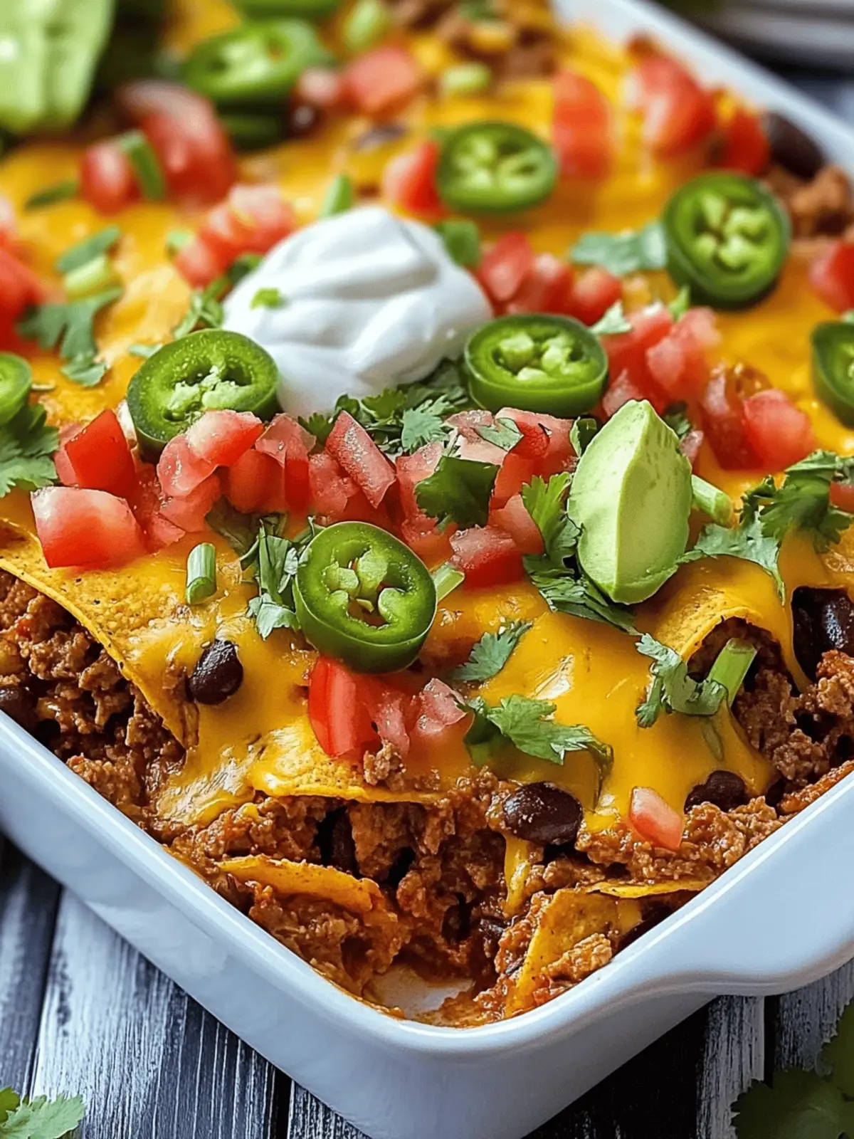 Beef Walking Taco Casserole