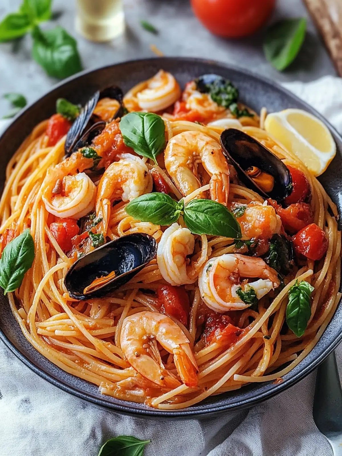 Frutti di Mare   Seafood Spaghetti