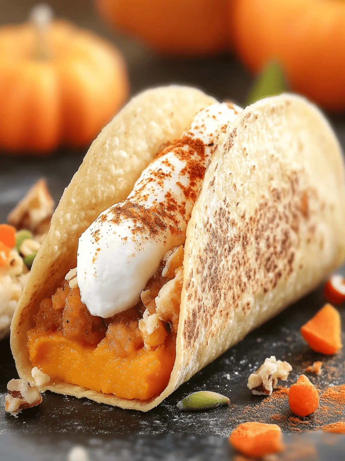 Pumpkin Pie Tacos