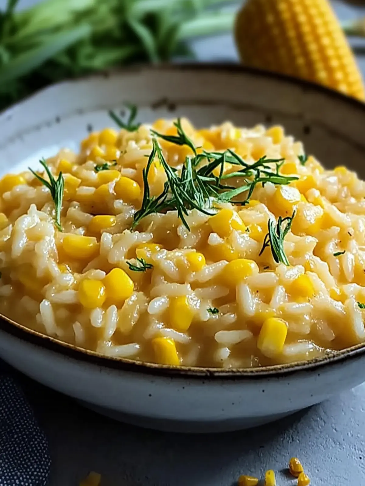 Sweet Corn Risotto