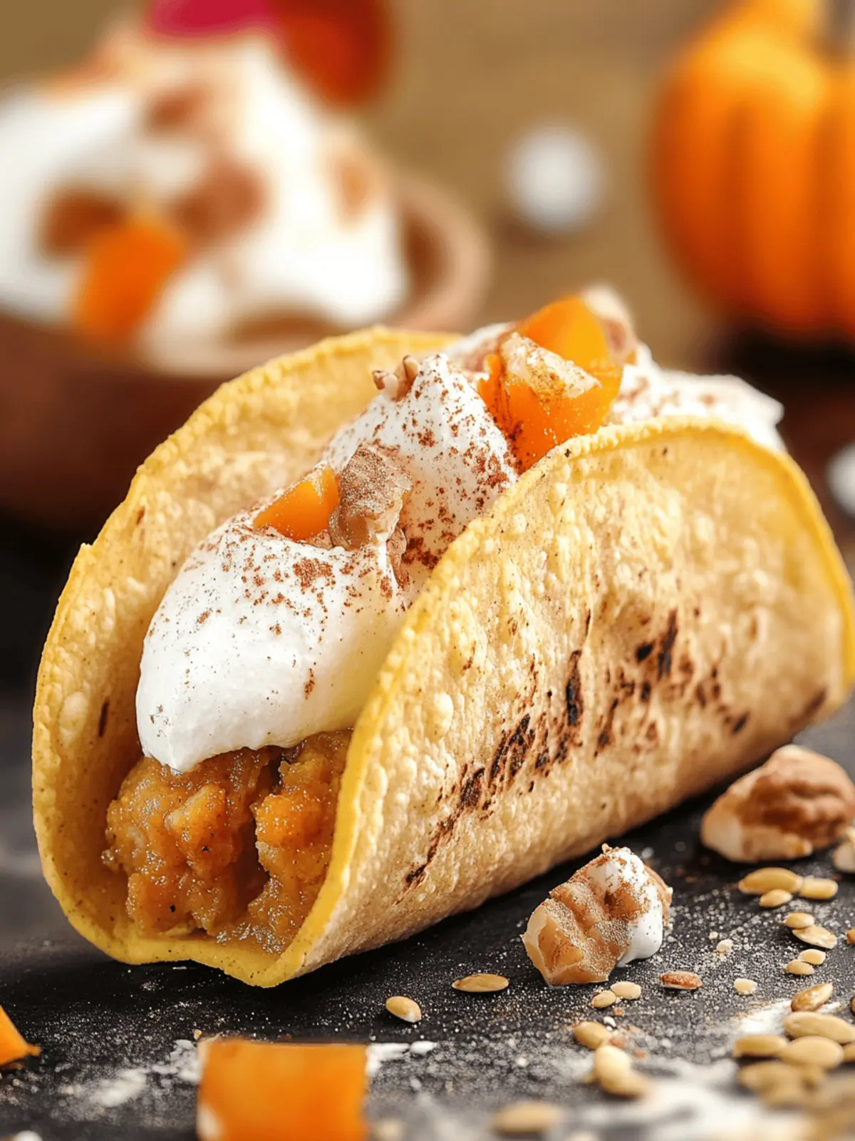Pumpkin Pie Tacos