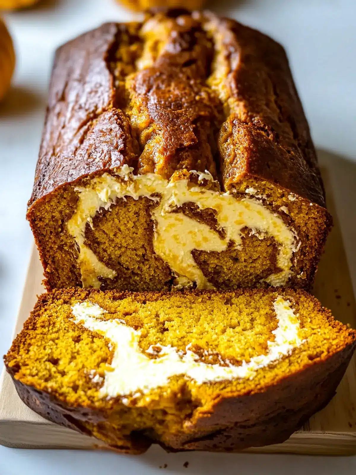Pumpkin Cream Cheese Bread