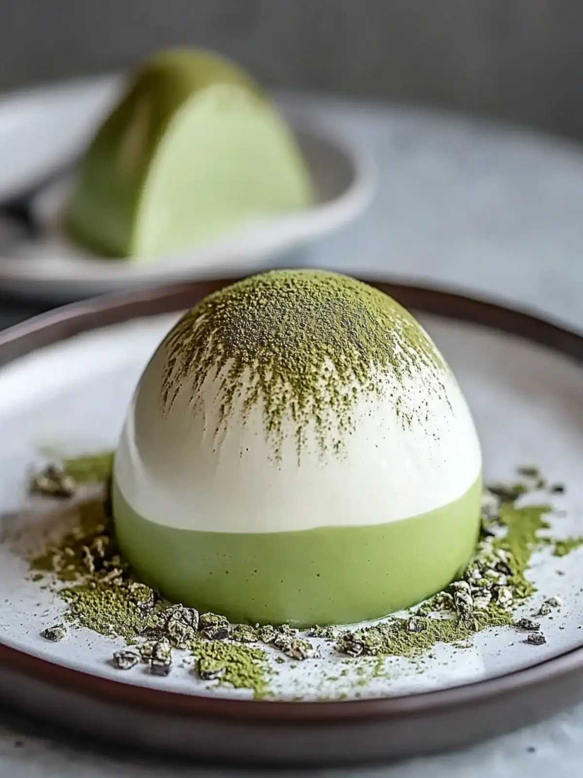 Matcha Mousse Dome