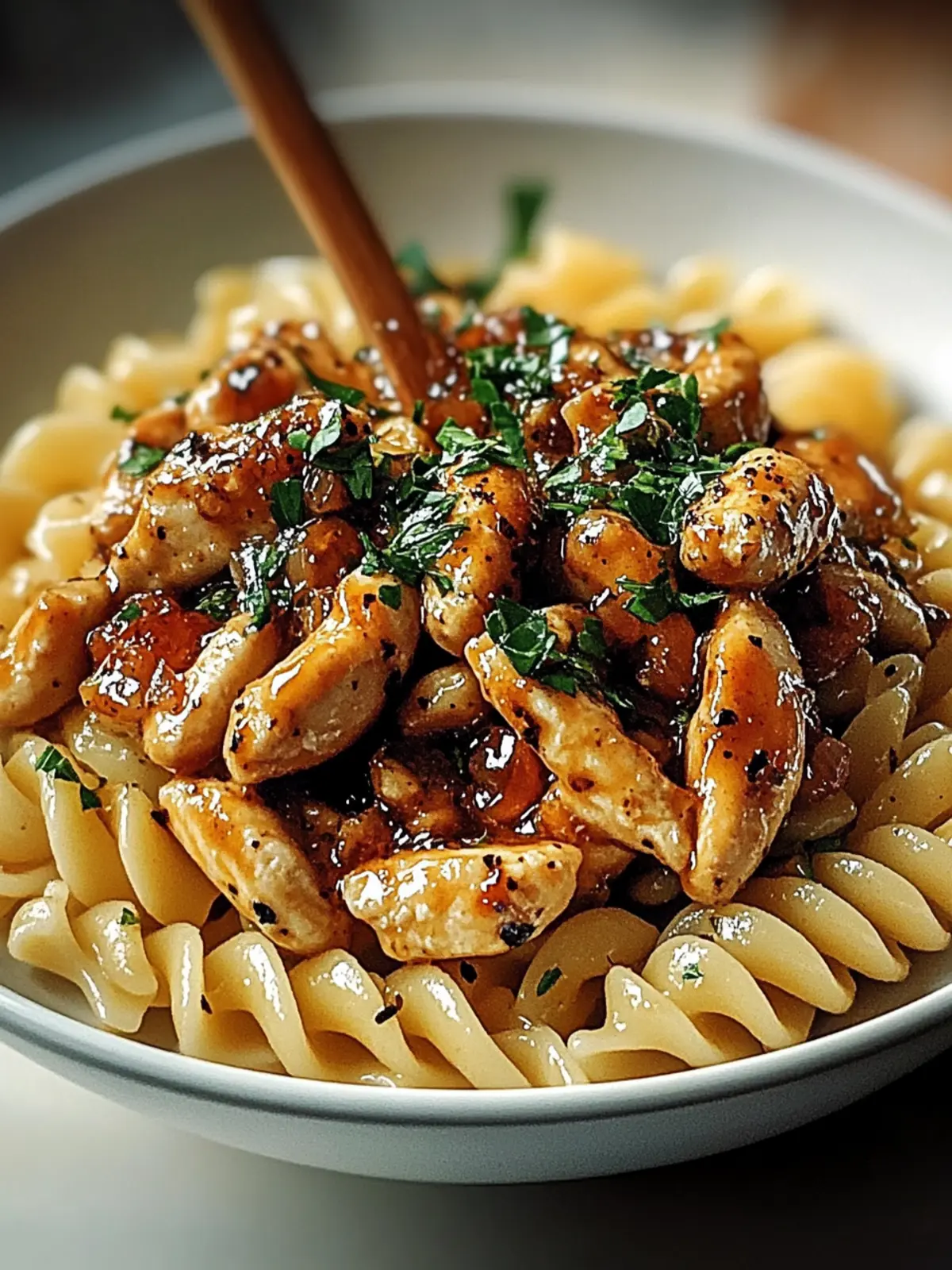 Honey Pepper Chicken Pasta