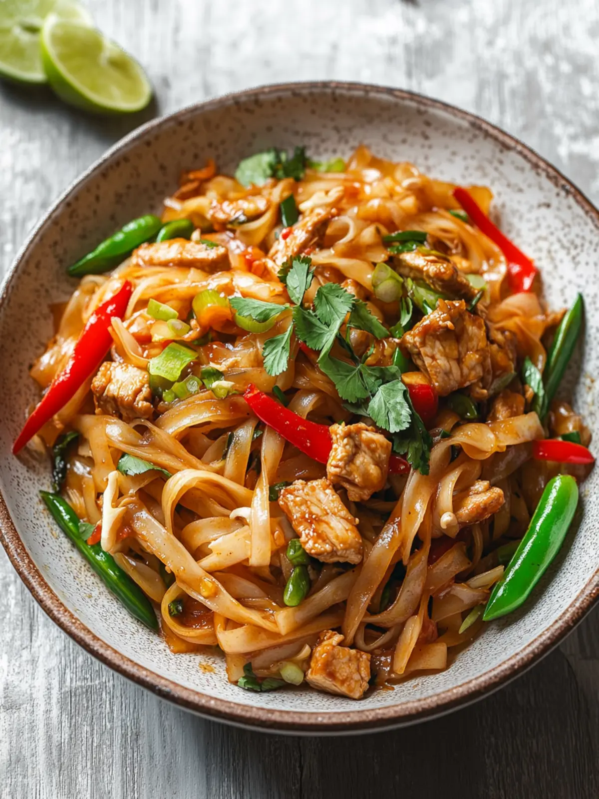 Street Style Thai Drunken Noodles