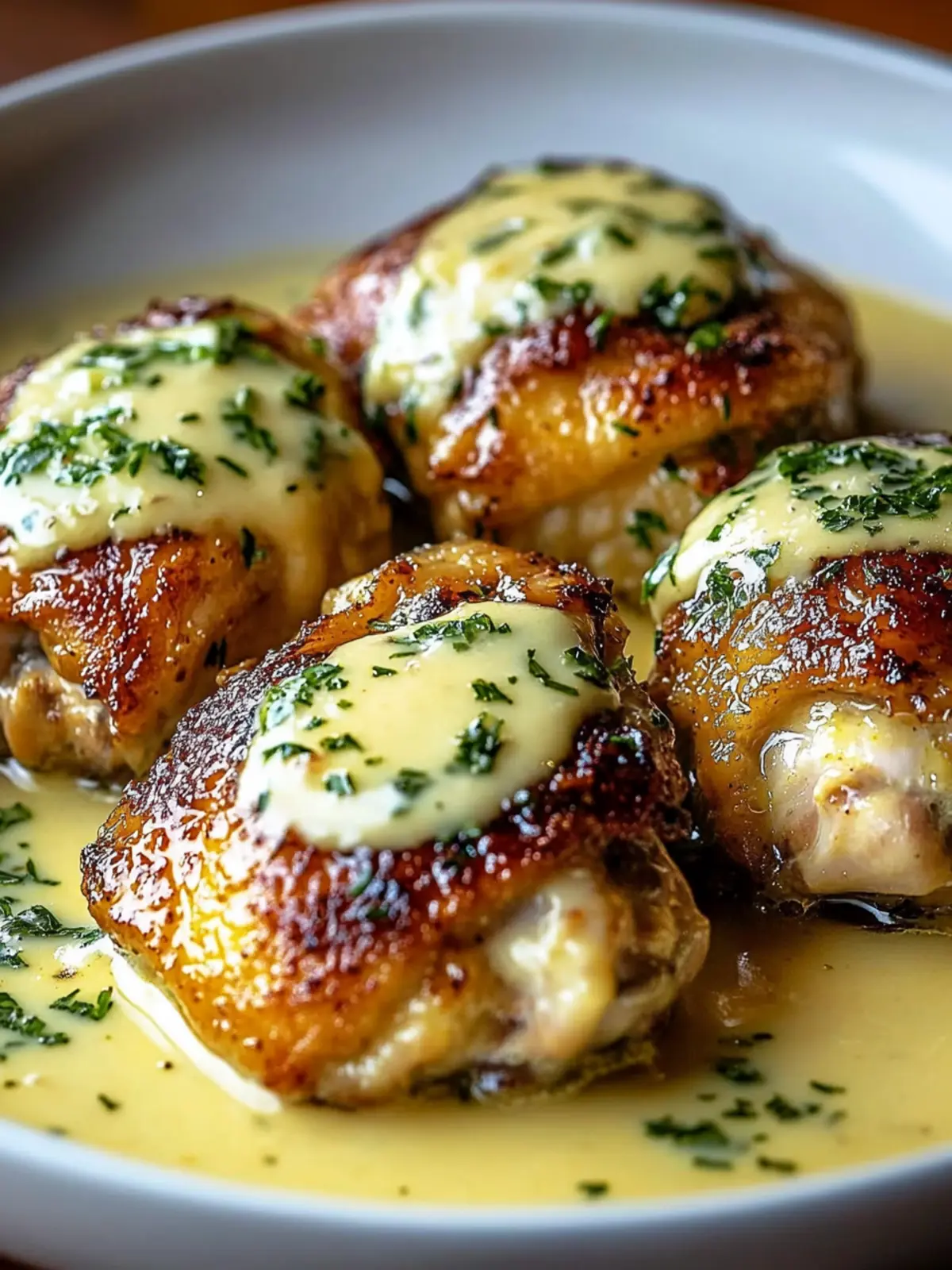 Bobby Flay Chicken Thighs With Creamy Garlic Sauce