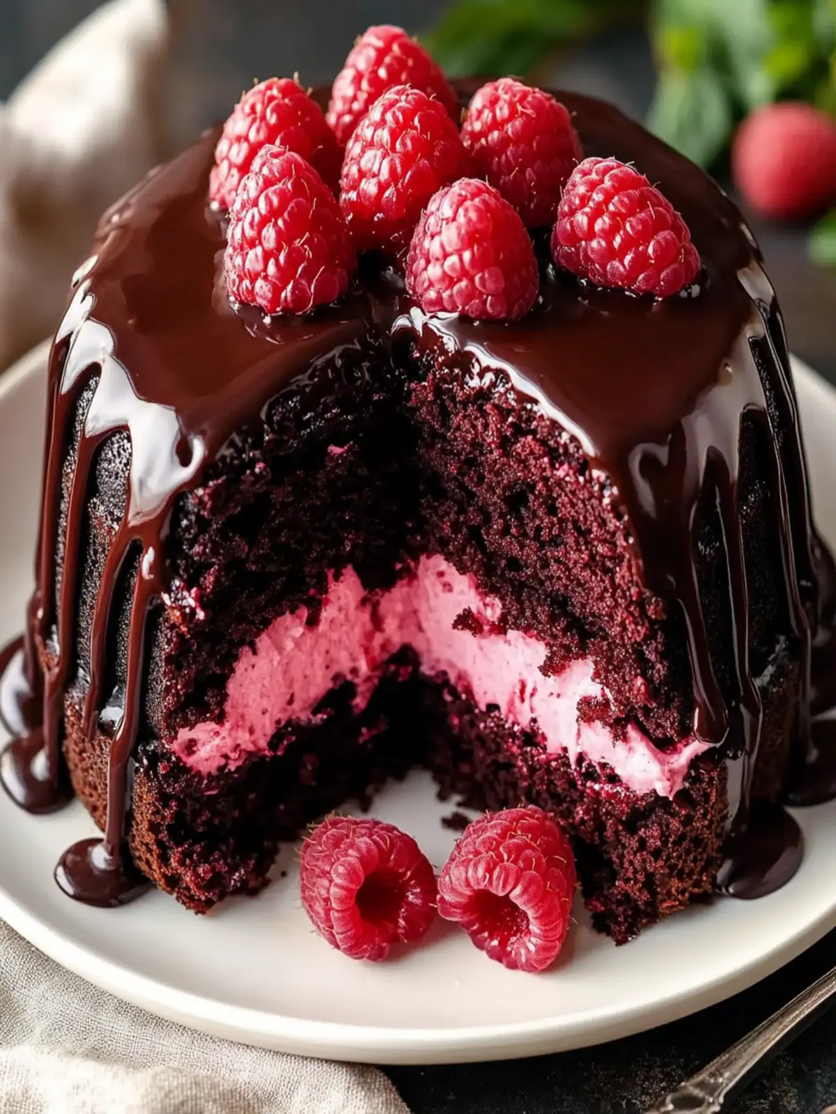 Chocolate Raspberry Cake