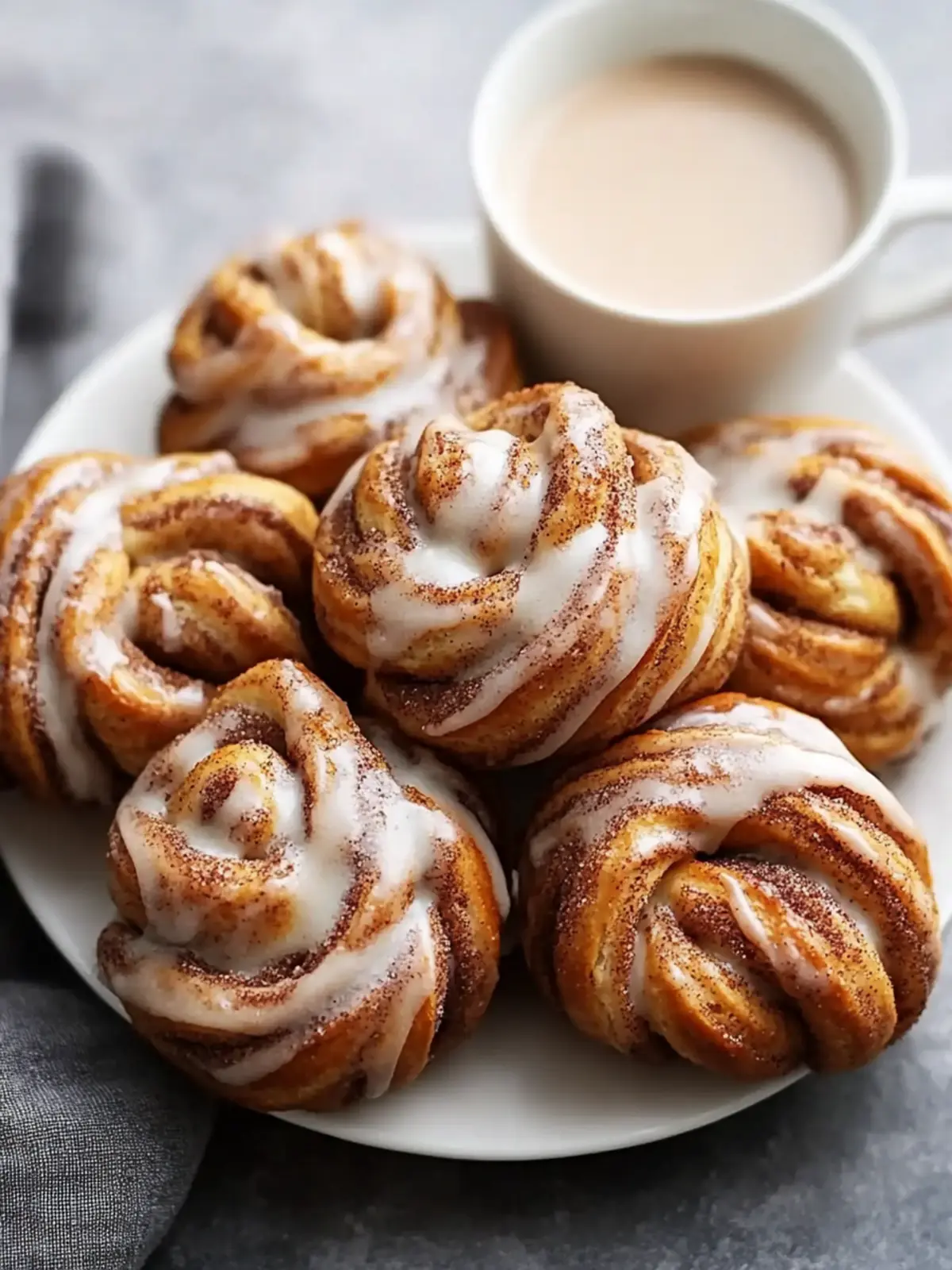Cinnamon Knots with Coffee Icing Recipe