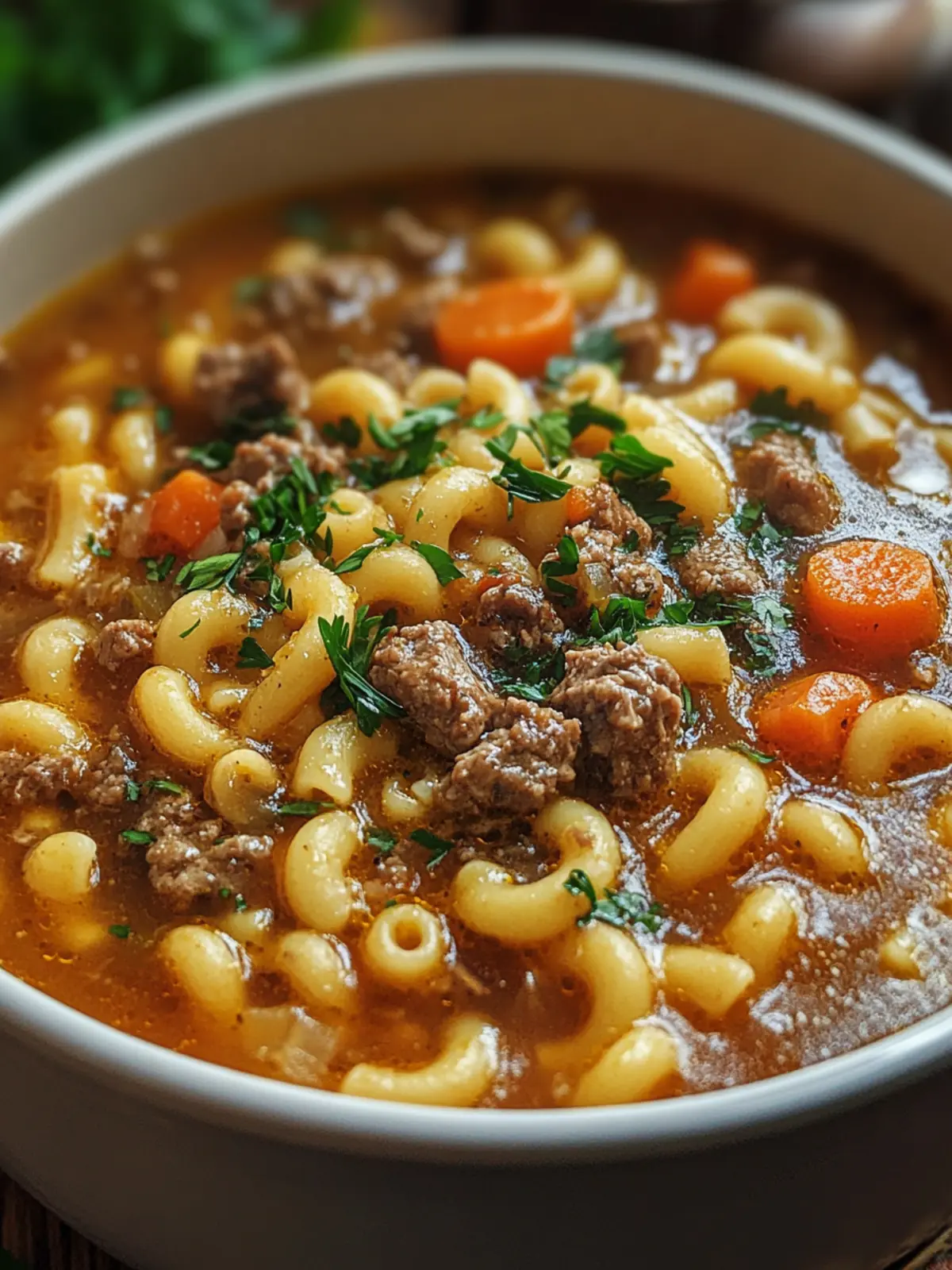 Hearty Beef and Macaroni Soup for Ultimate Cozy Nights 4 Beef and Macaroni Soup