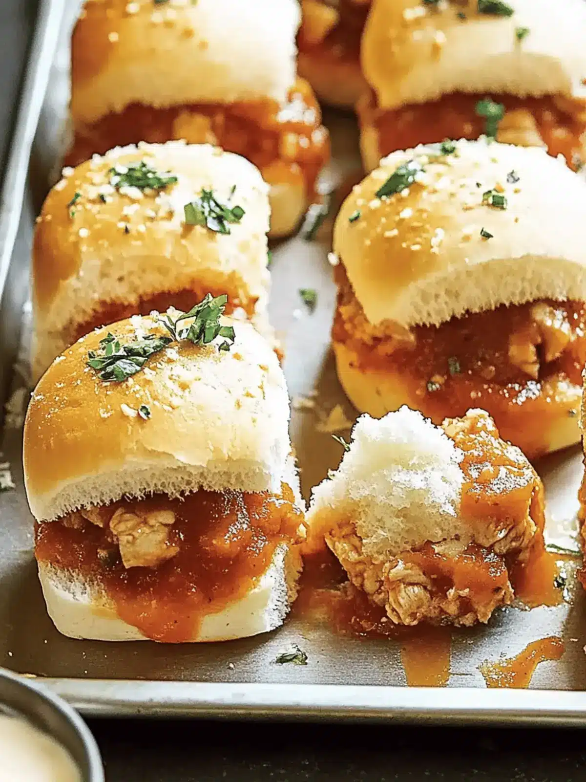 Chicken Parmesan Sliders Recipe