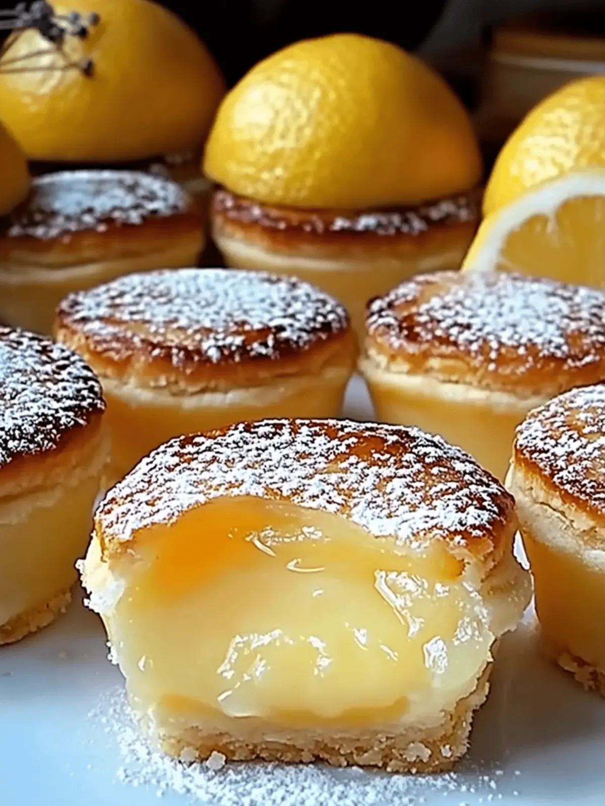 Baby Lemon Impossible Pies