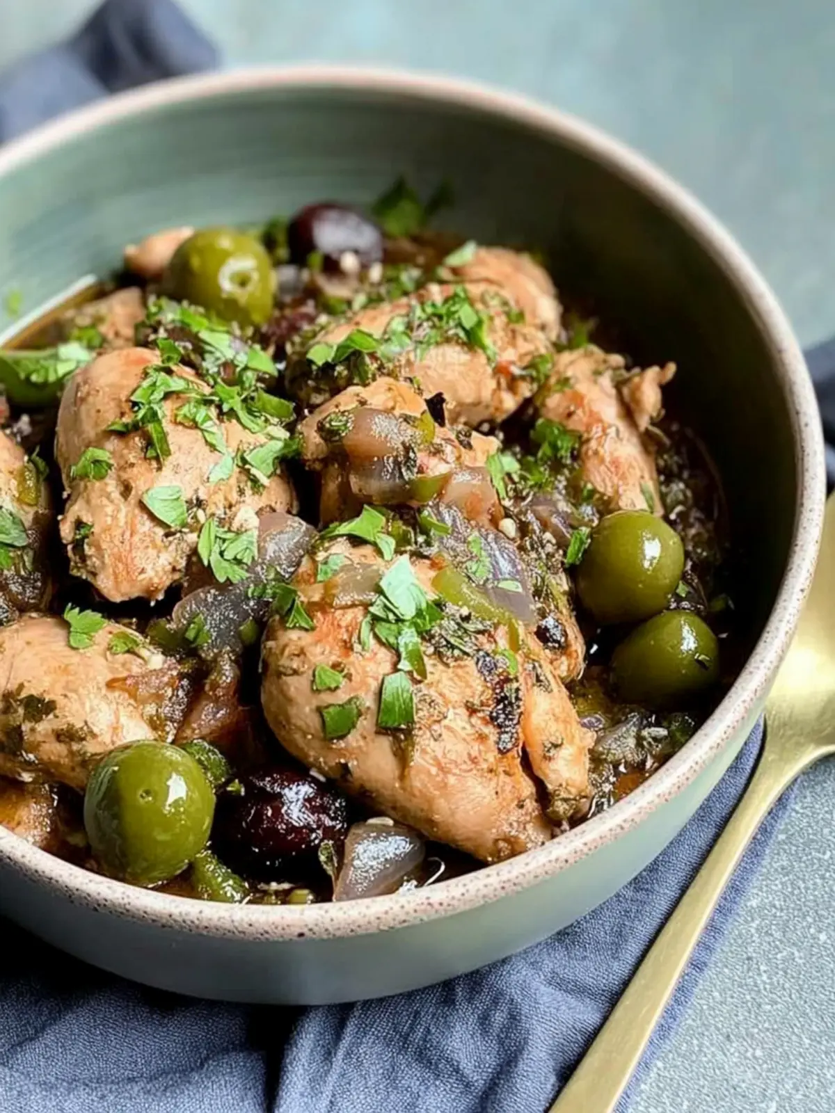 Slow Cooker Chicken Marbella