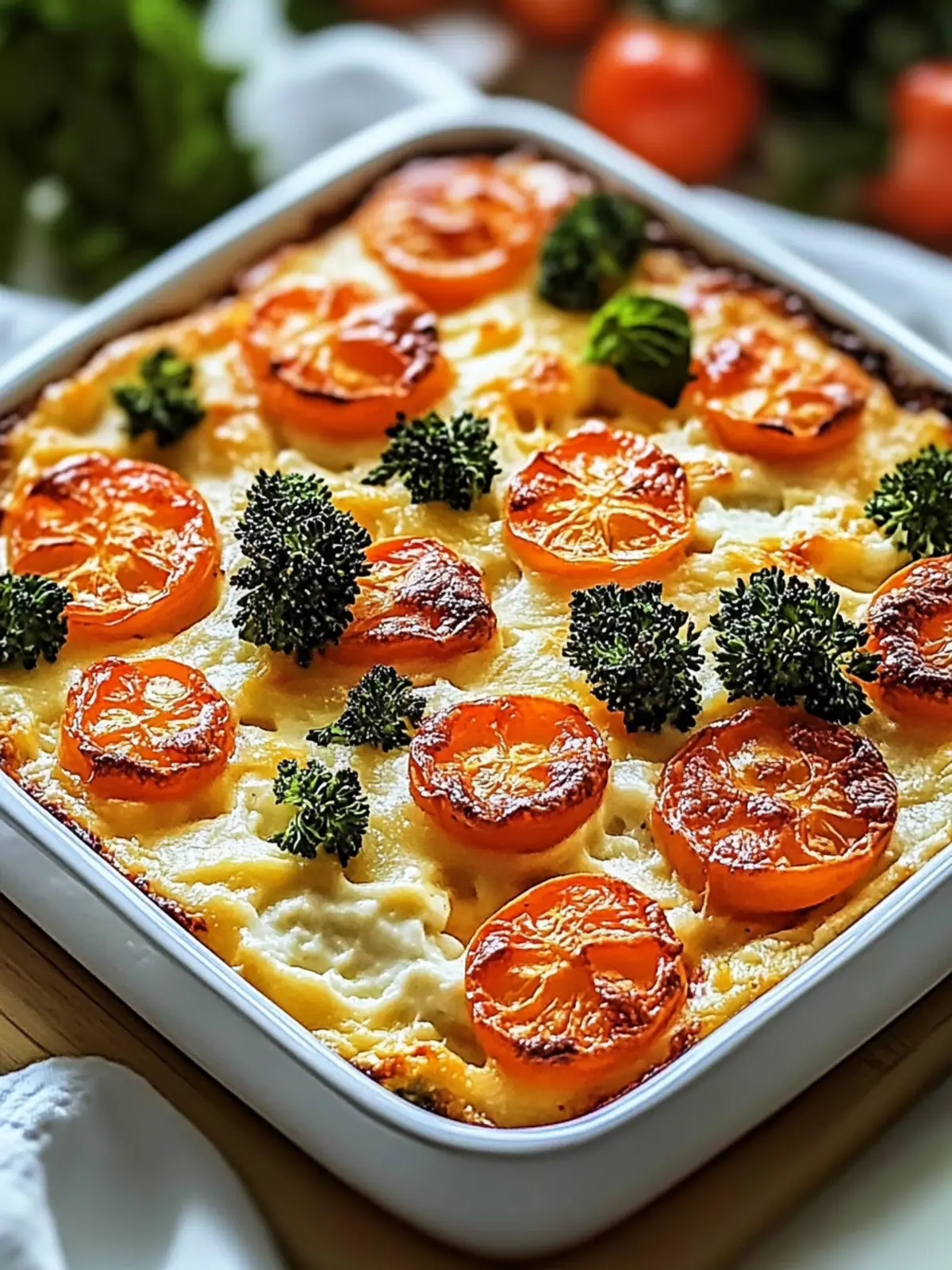 High Protein Cottage Cheese Bake