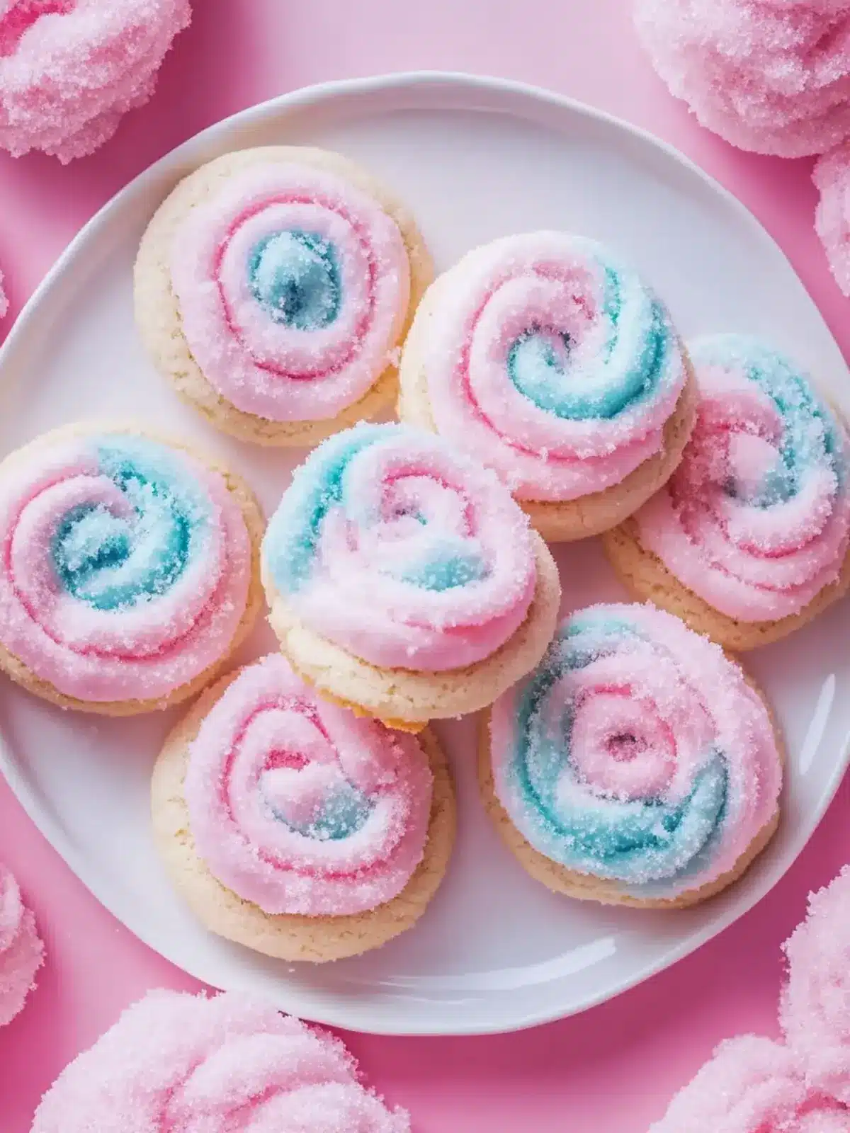 Cotton Candy Cookies