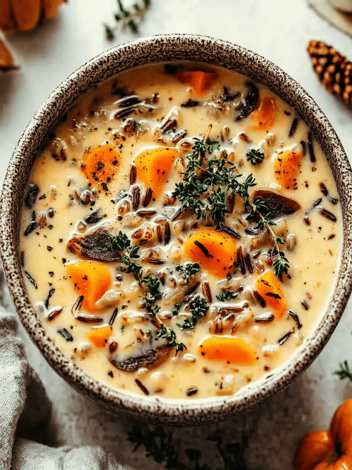 Autumn Wild Rice Soup