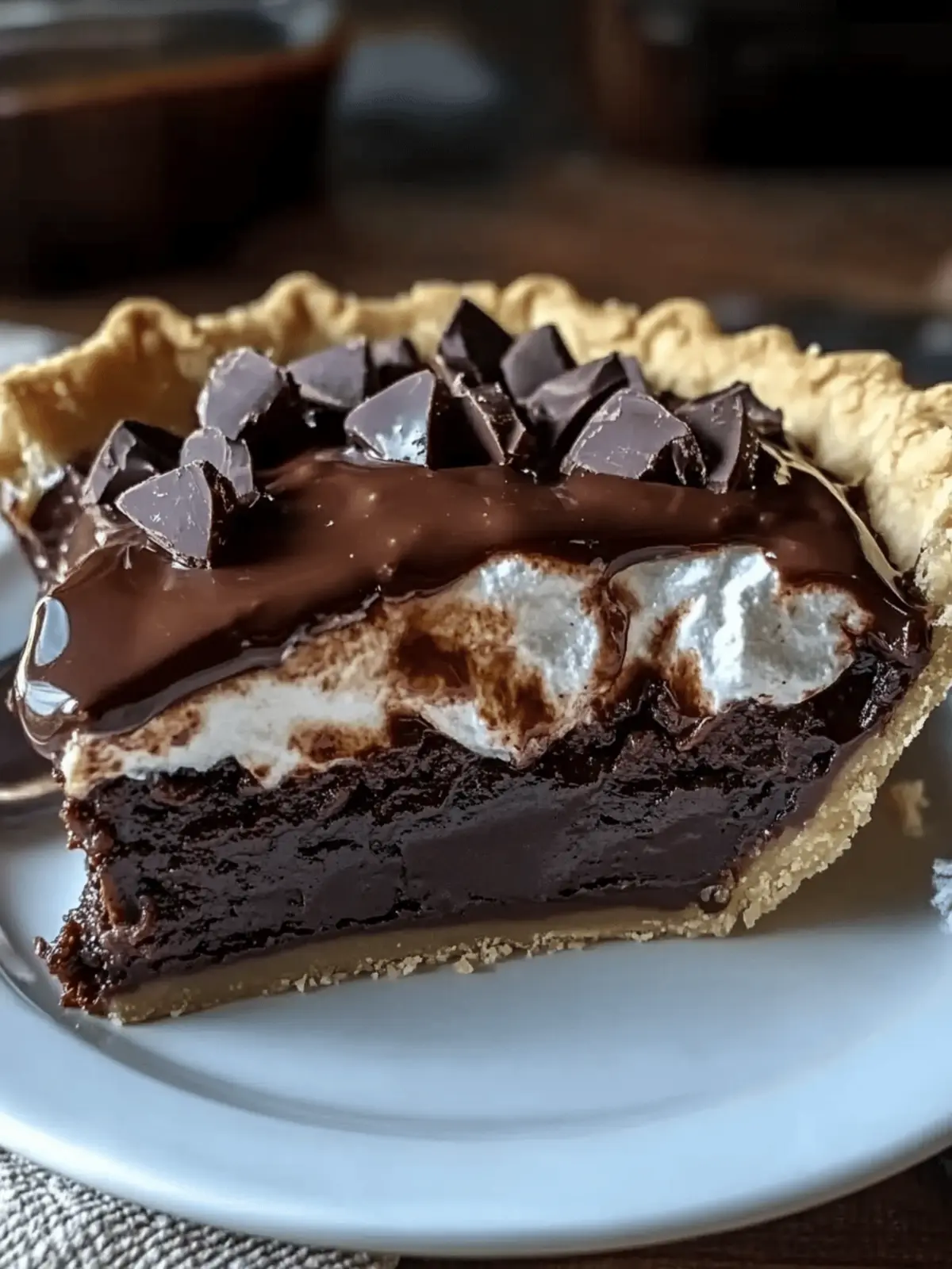 Decadent Hot Fudge Pie That'll Make Your Heart Melt 2 Decadent Hot Fudge Pie