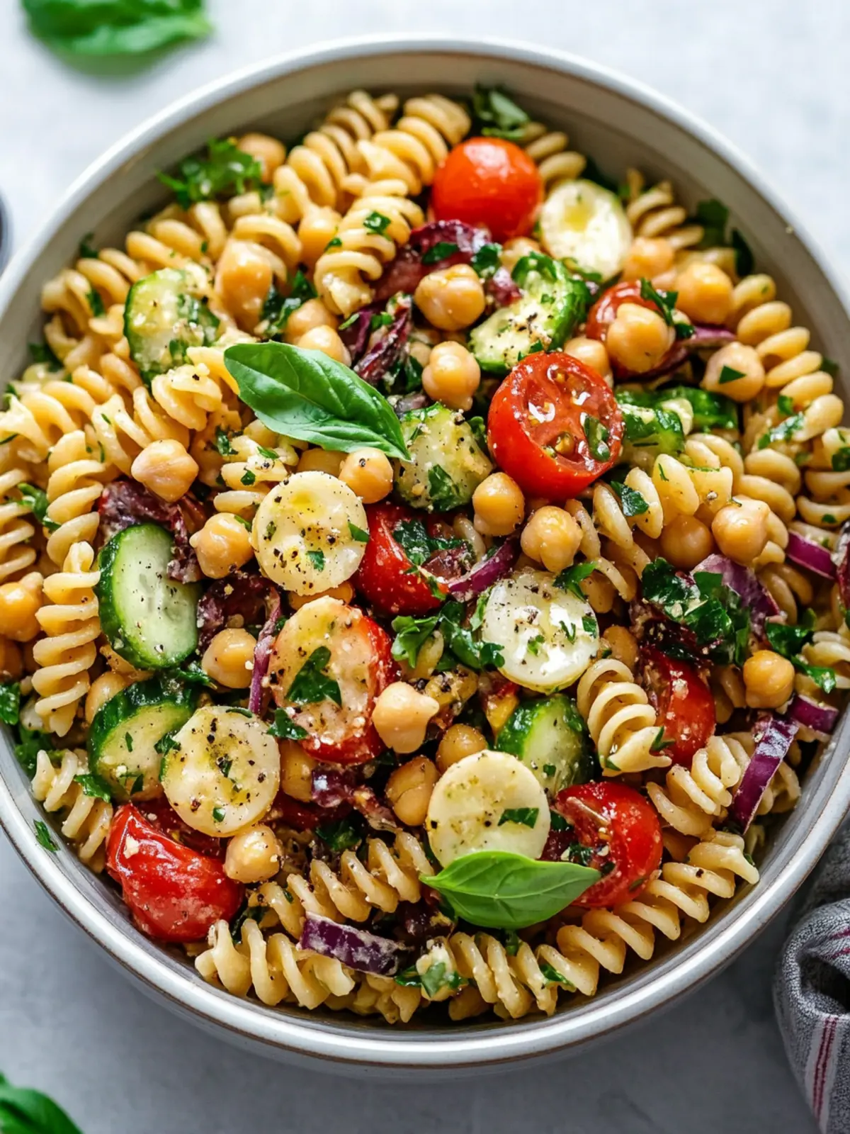 Chickpea Pasta Salad
