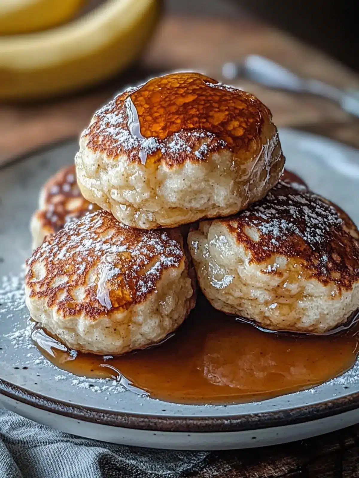Banana Pancake Bites