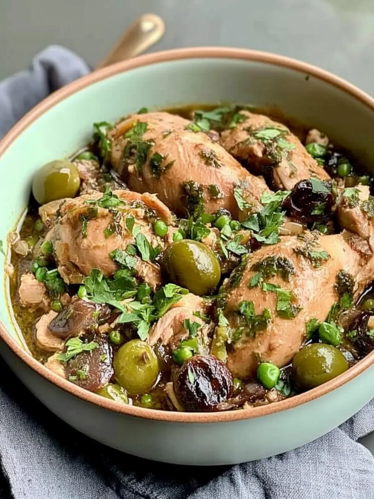 Slow Cooker Chicken Marbella