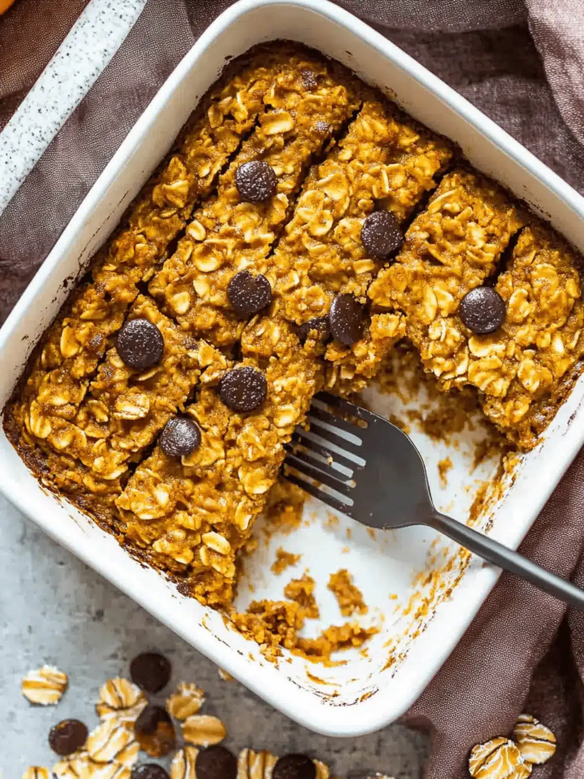 Warm Pumpkin Baked Oatmeal for Cozy Fall Mornings 2 Pumpkin Baked Oatmeal