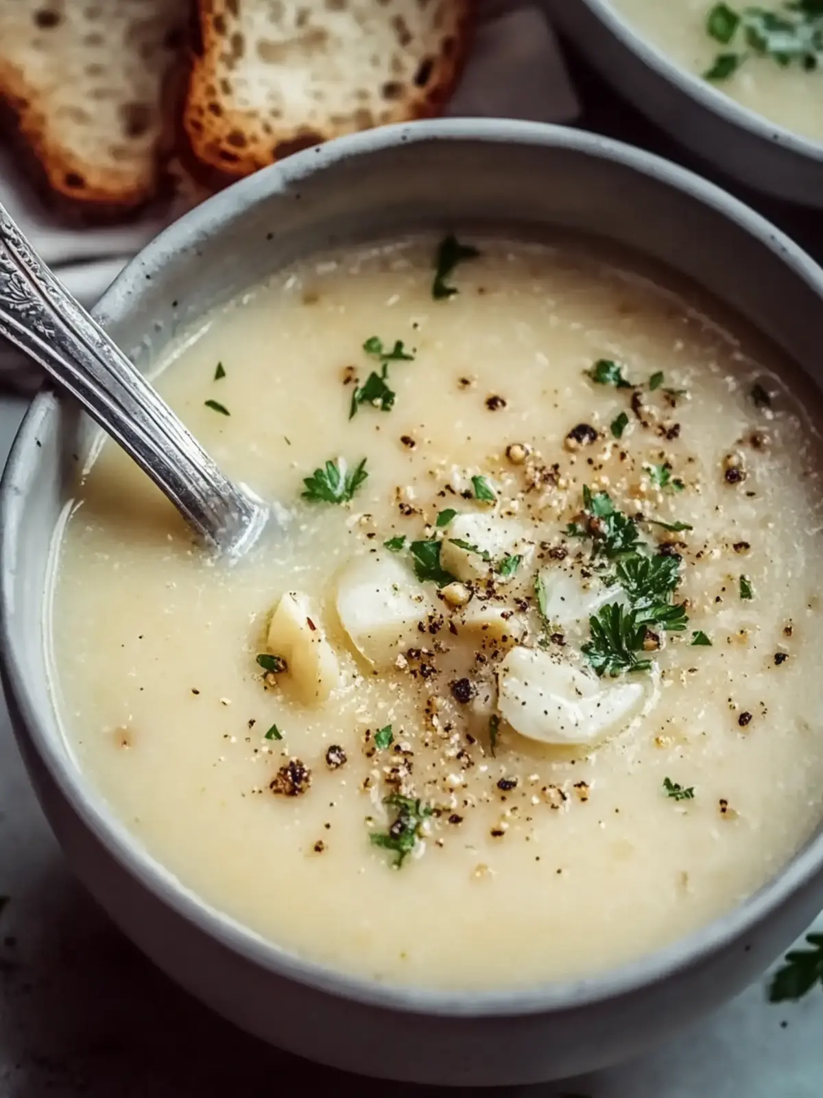 Country French Style Garlic Soup
