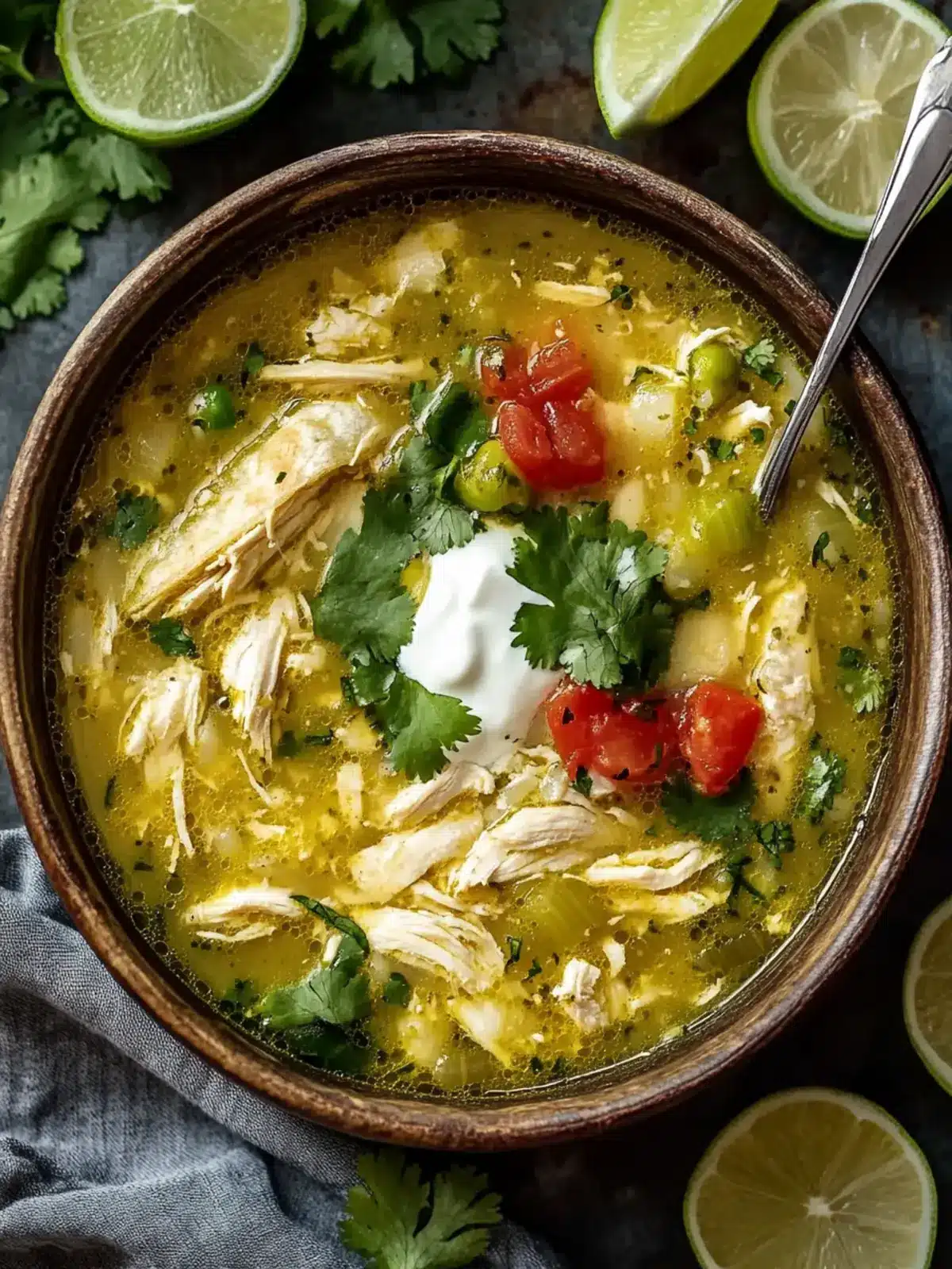Green Enchiladas Chicken Soup