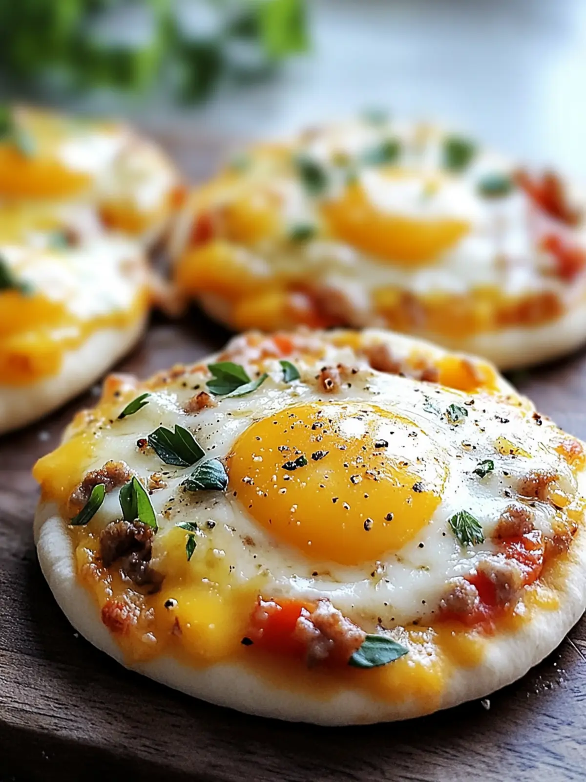 English Muffin Breakfast Pizza