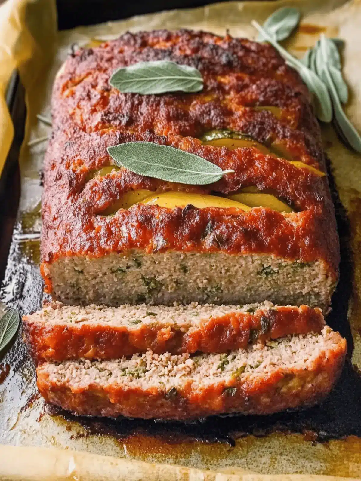 Pork, Apple and Sage Meatloaf