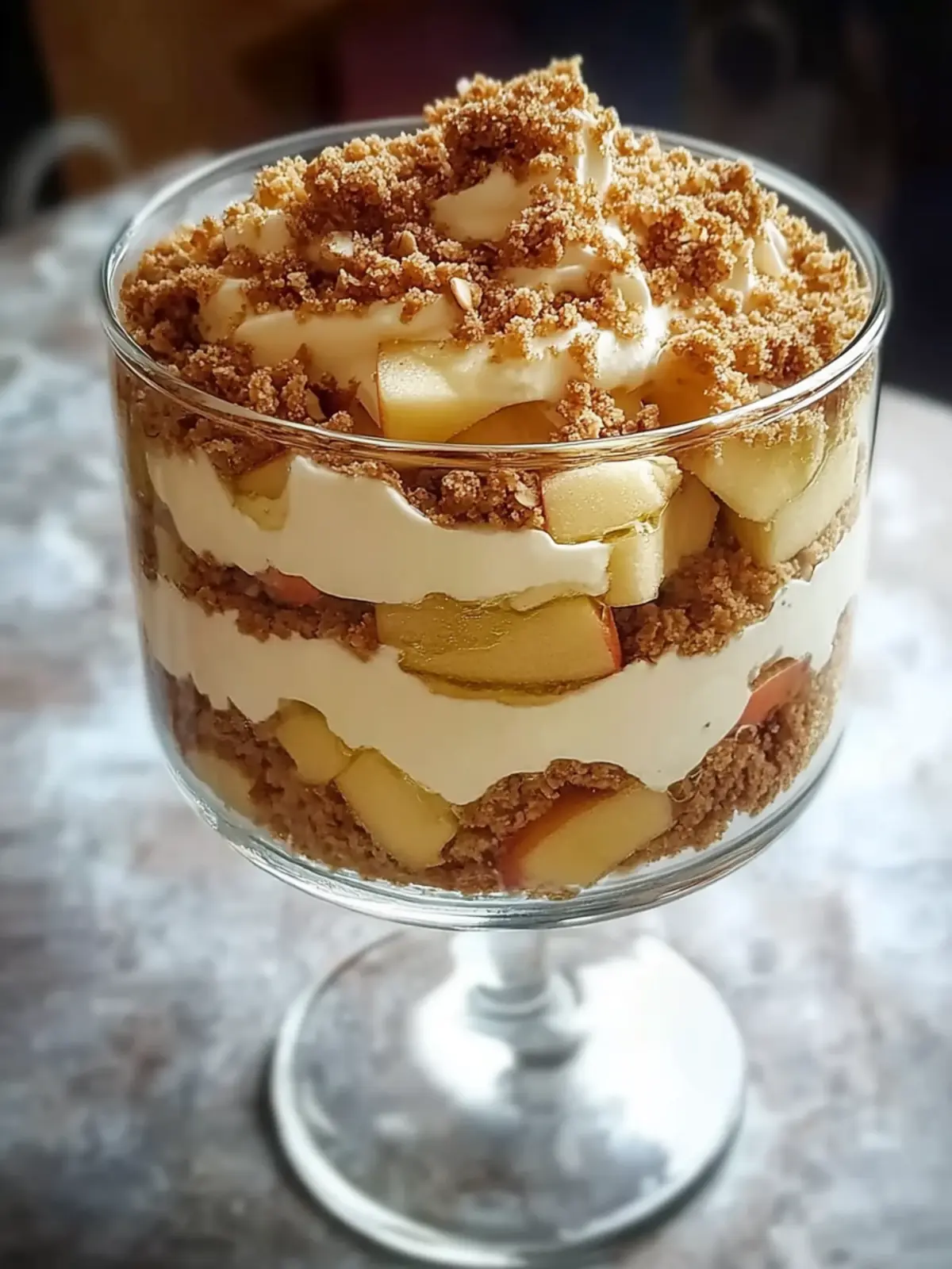 Apple Crumble Trifle