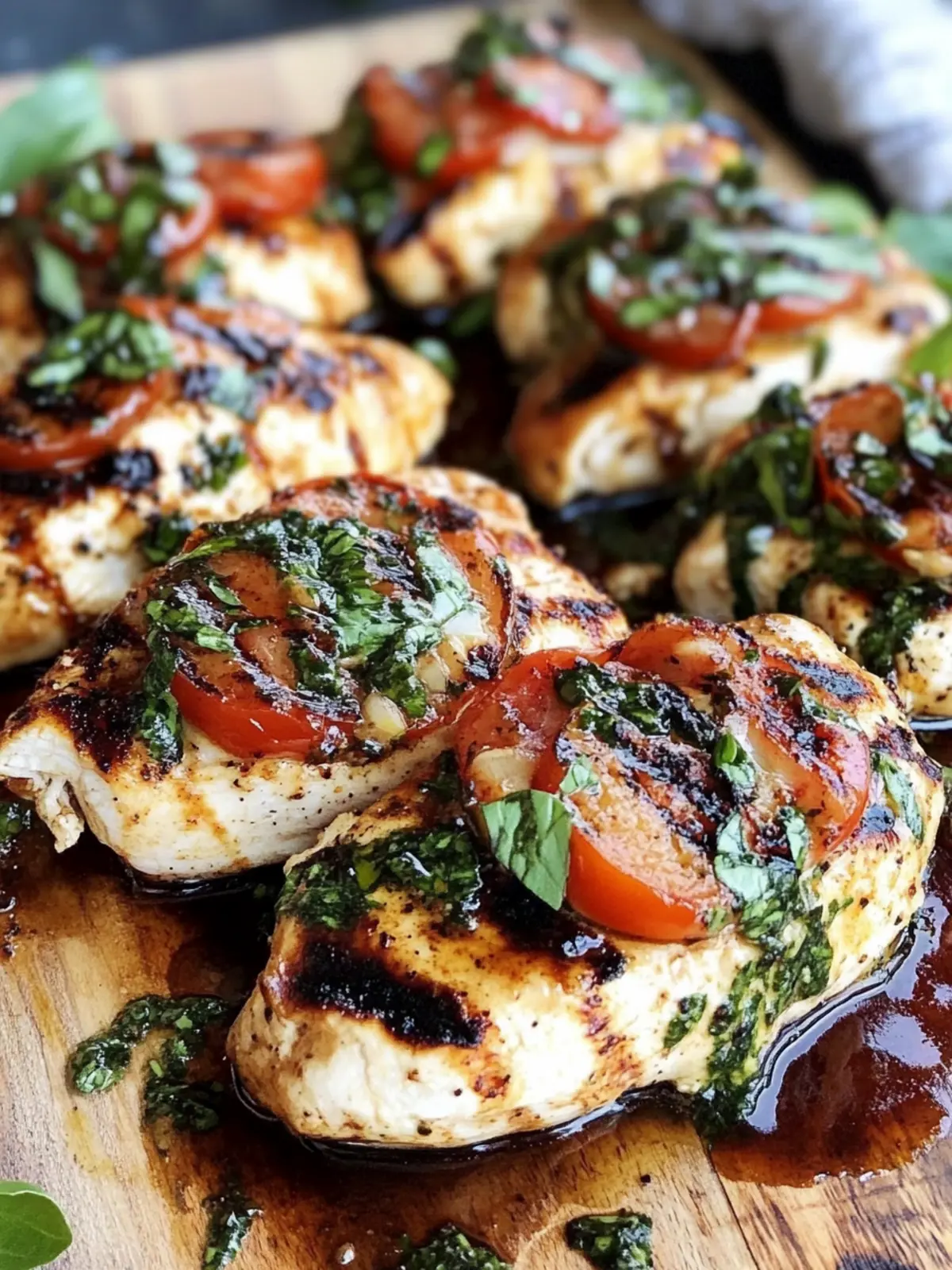 Stuffed Grilled Chicken Caprese