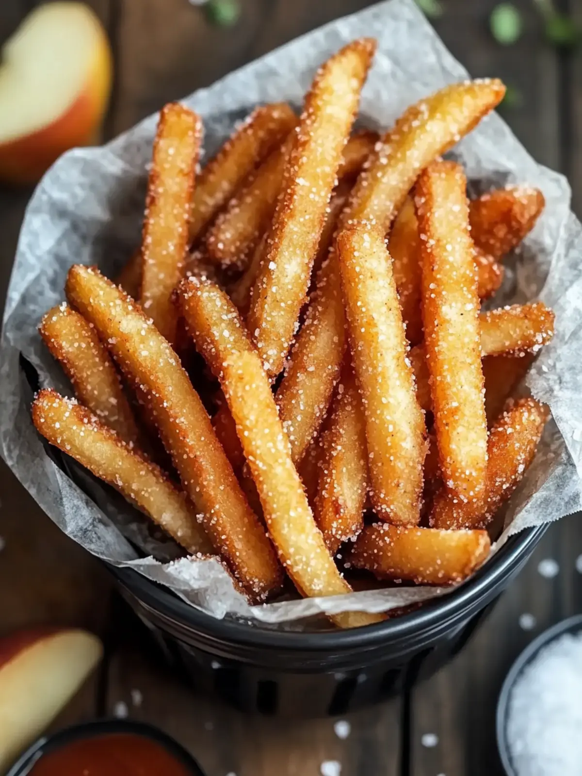 Crispy Air Fryer Apple Fries