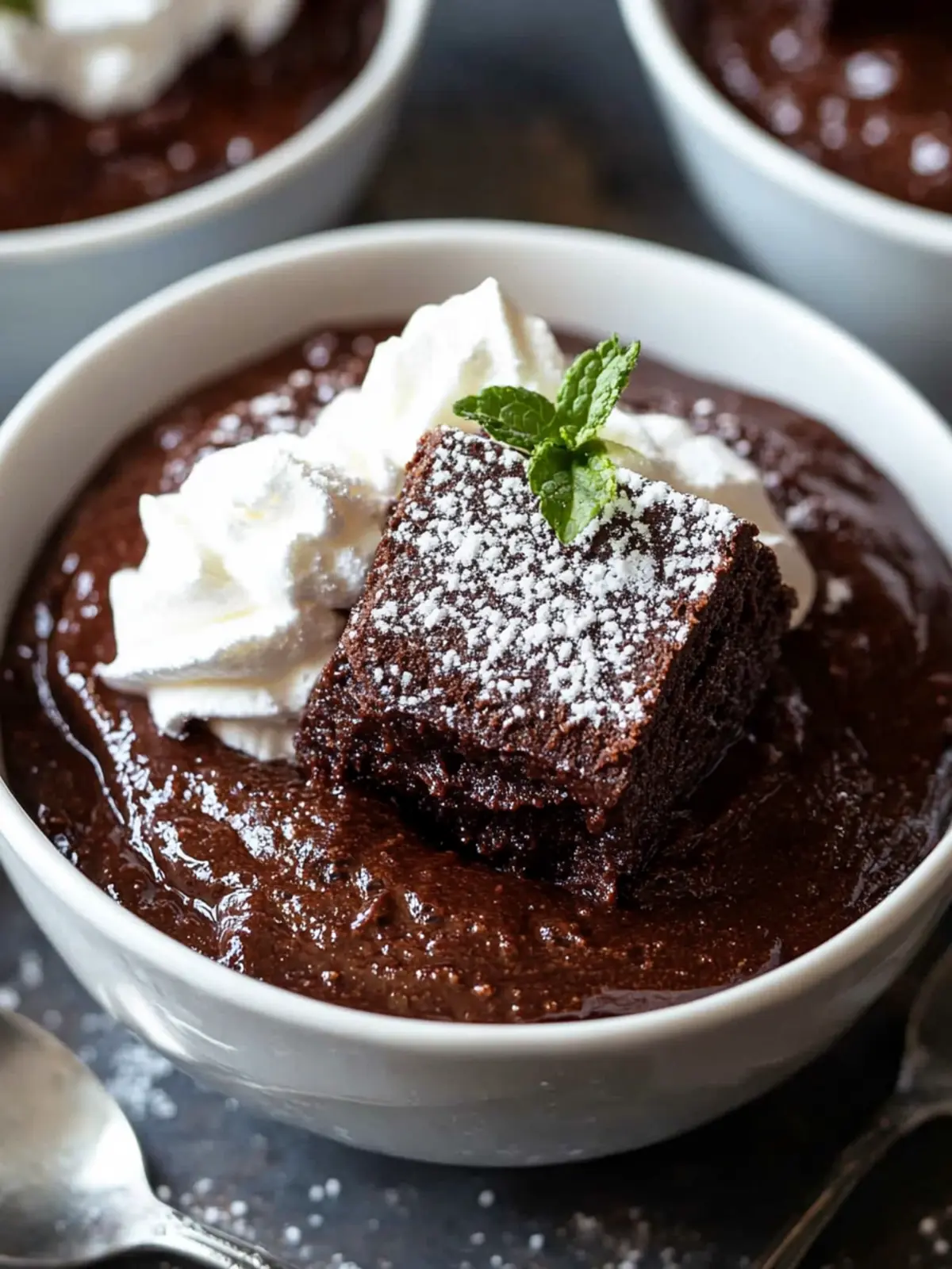 Ina Garten Chocolate Brownie Pudding