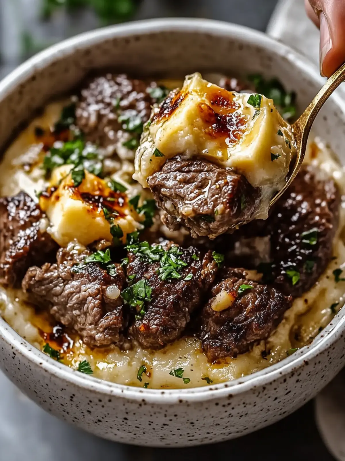Beefy Garlic Butter Bowl