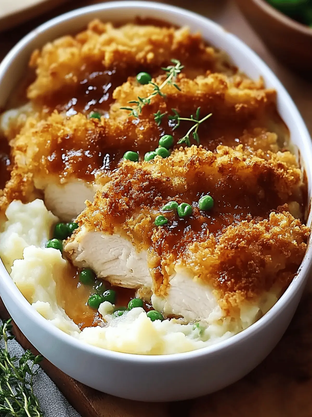 Crispy Chicken & Mashed Potato Casserole You ll Love Tonight 4 Crispy Chicken & Mashed Potato Casserole