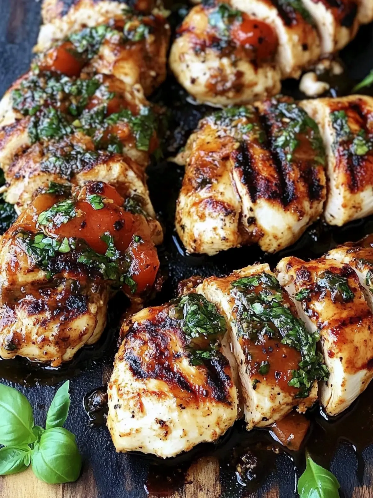 Stuffed Grilled Chicken Caprese