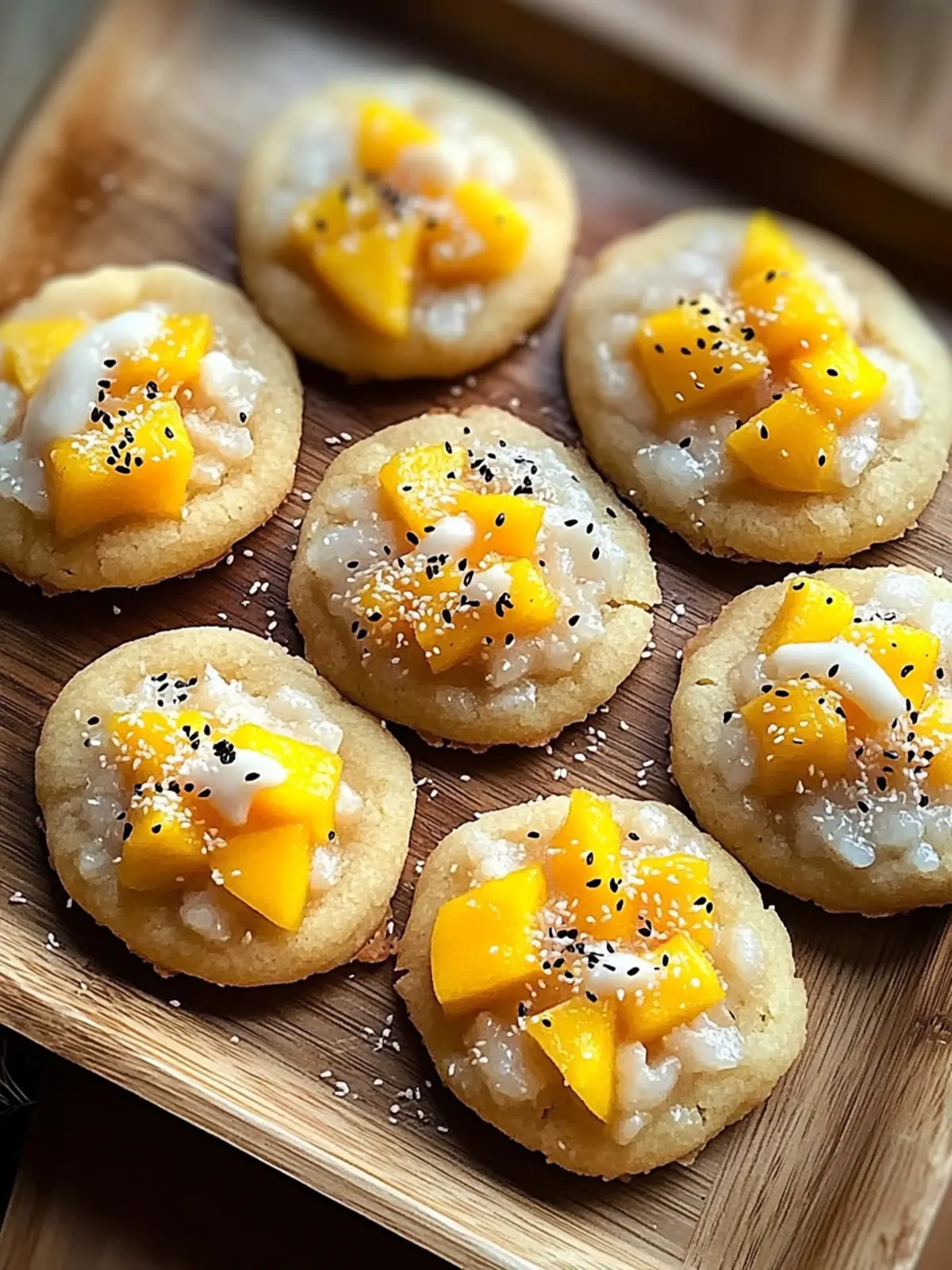 Mango Sticky Rice Cookies