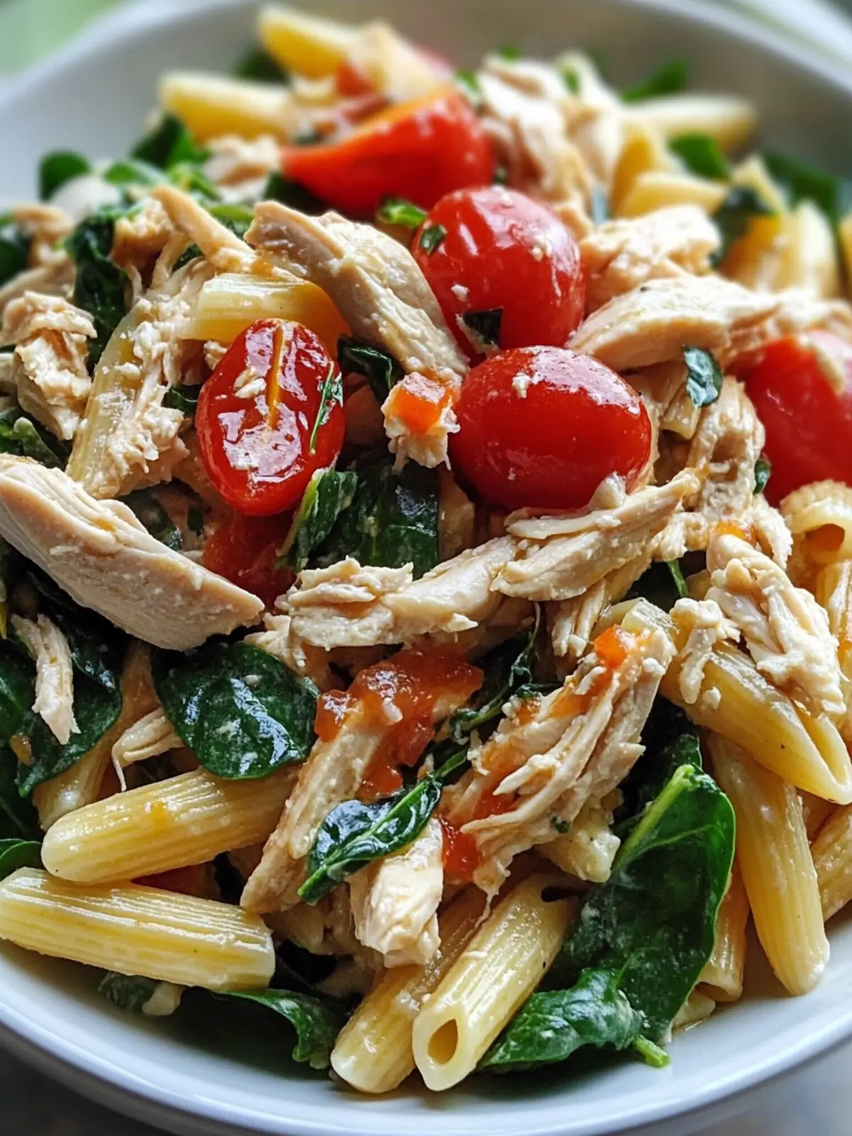 Cold Chicken Spinach Pasta Salad: Easy, Refreshing Delight 4 Cold Chicken Spinach Pasta Salad