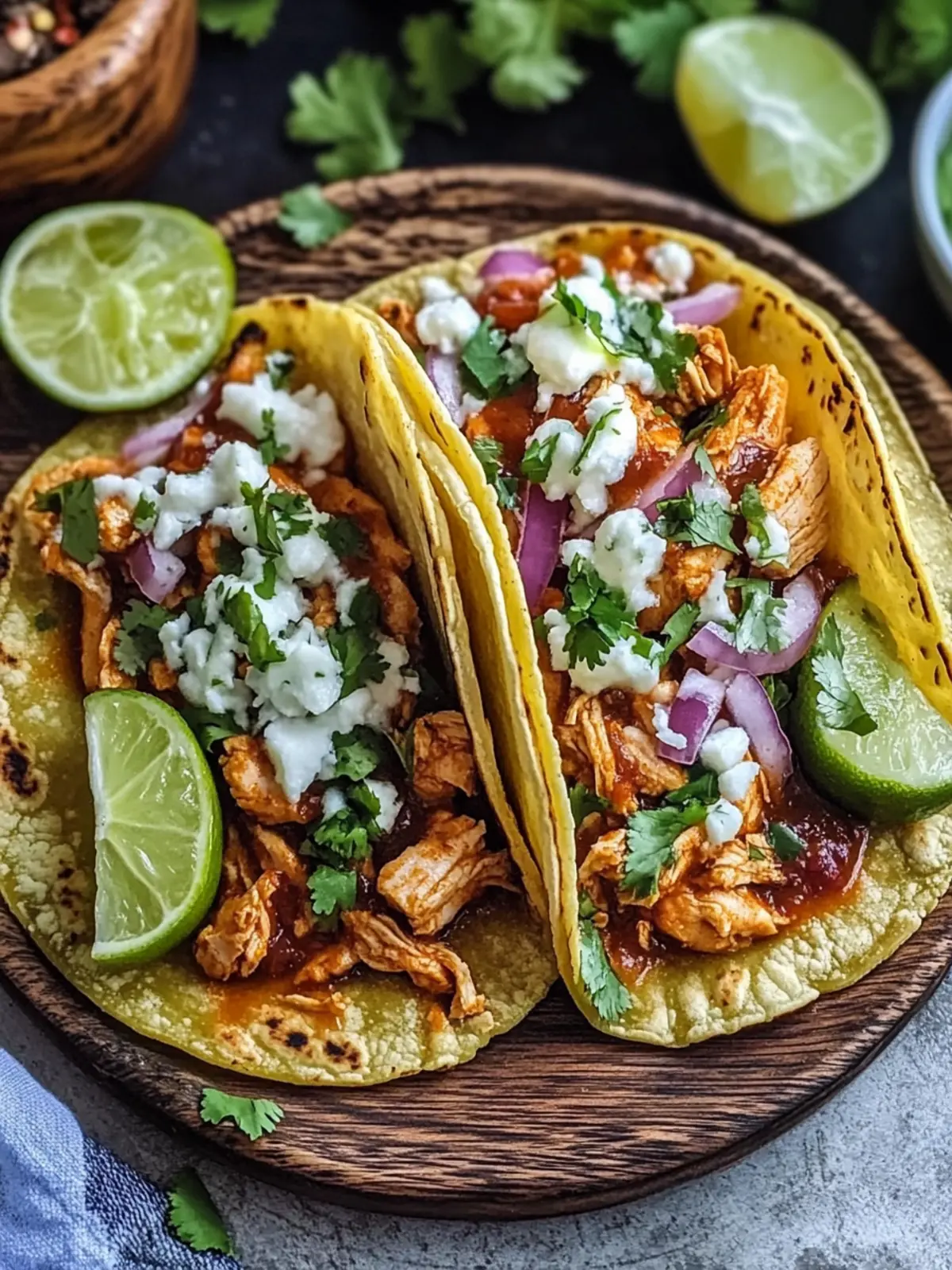 Chicken Tinga Tacos