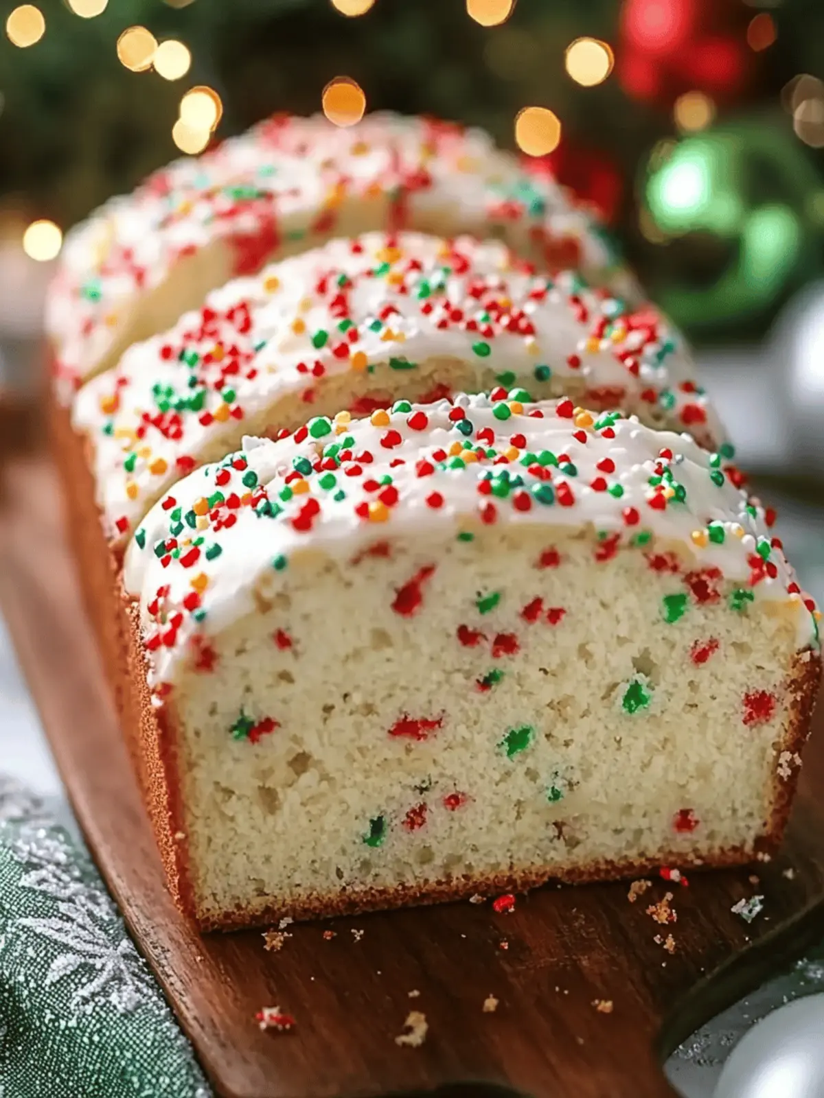 Christmas Sprinkle Buttermilk Bread