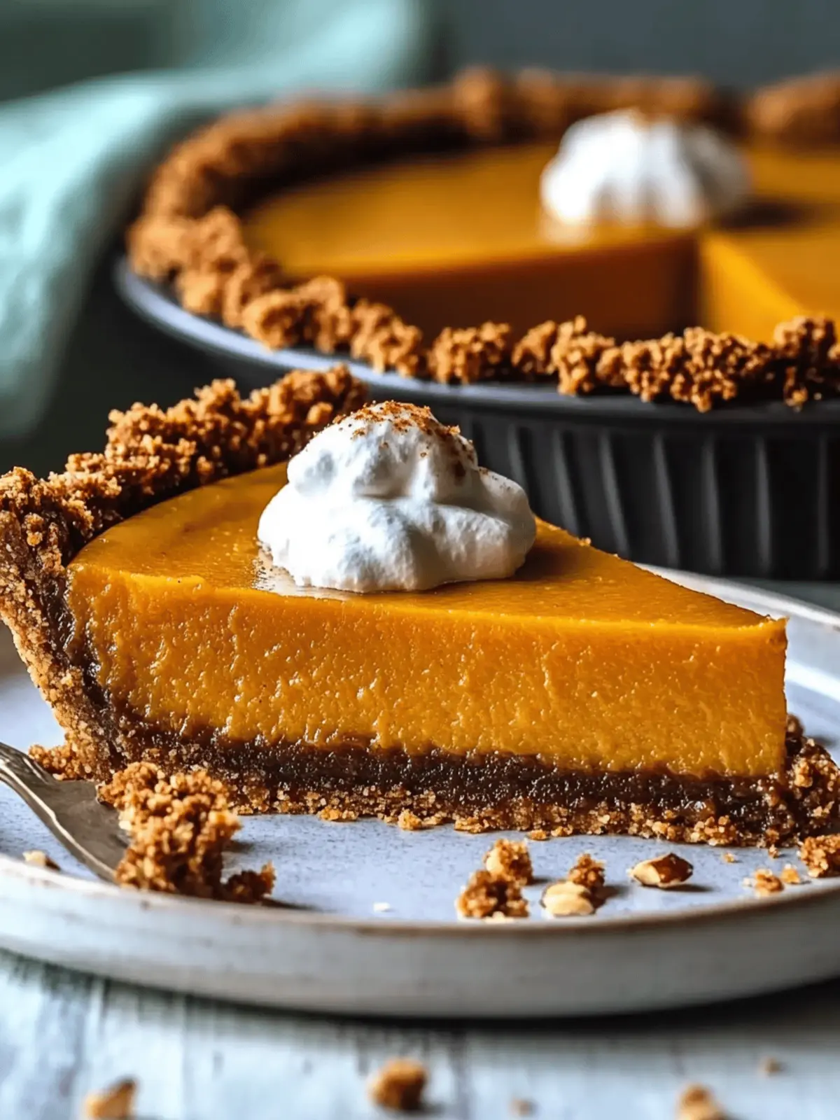 Chai Butternut Squash Pie with Gluten-Free Nut Crust