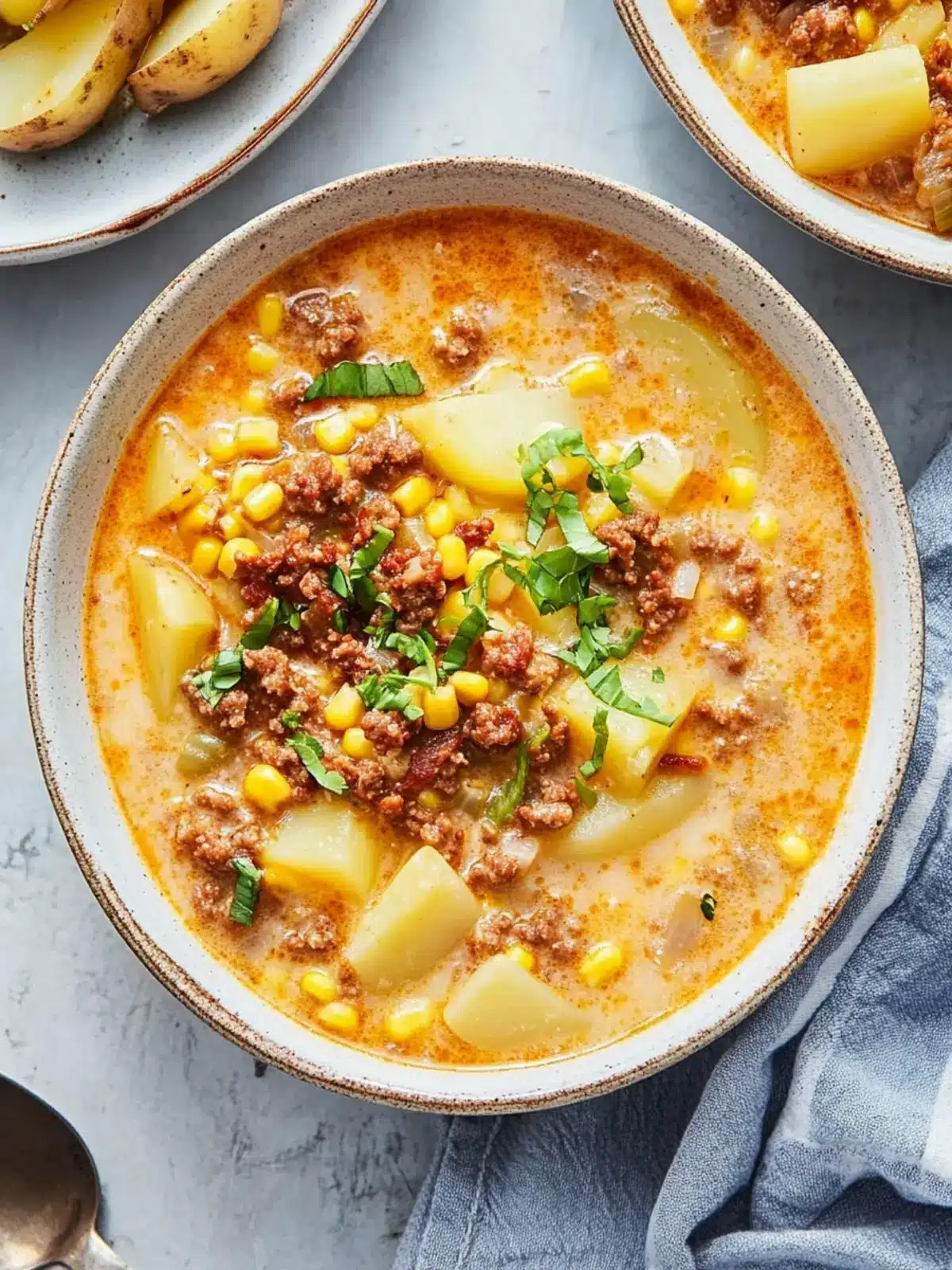 Chorizo, Corn and Potato Chowder