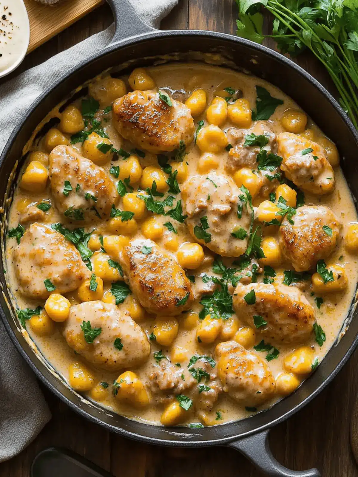 Creamy Butternut Squash Gnocchi with Sausage Recipe